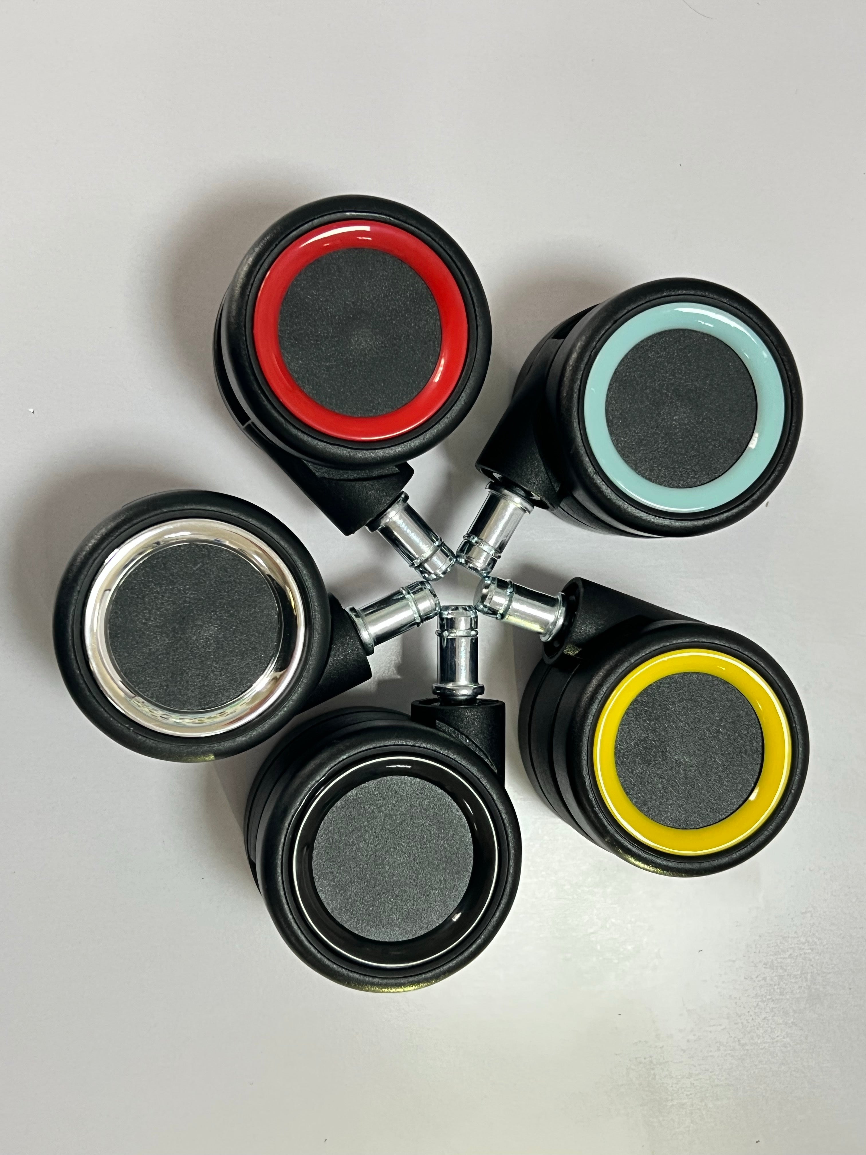 Chair Accessories Parts Castor PU PVC Silent Chair Wheels