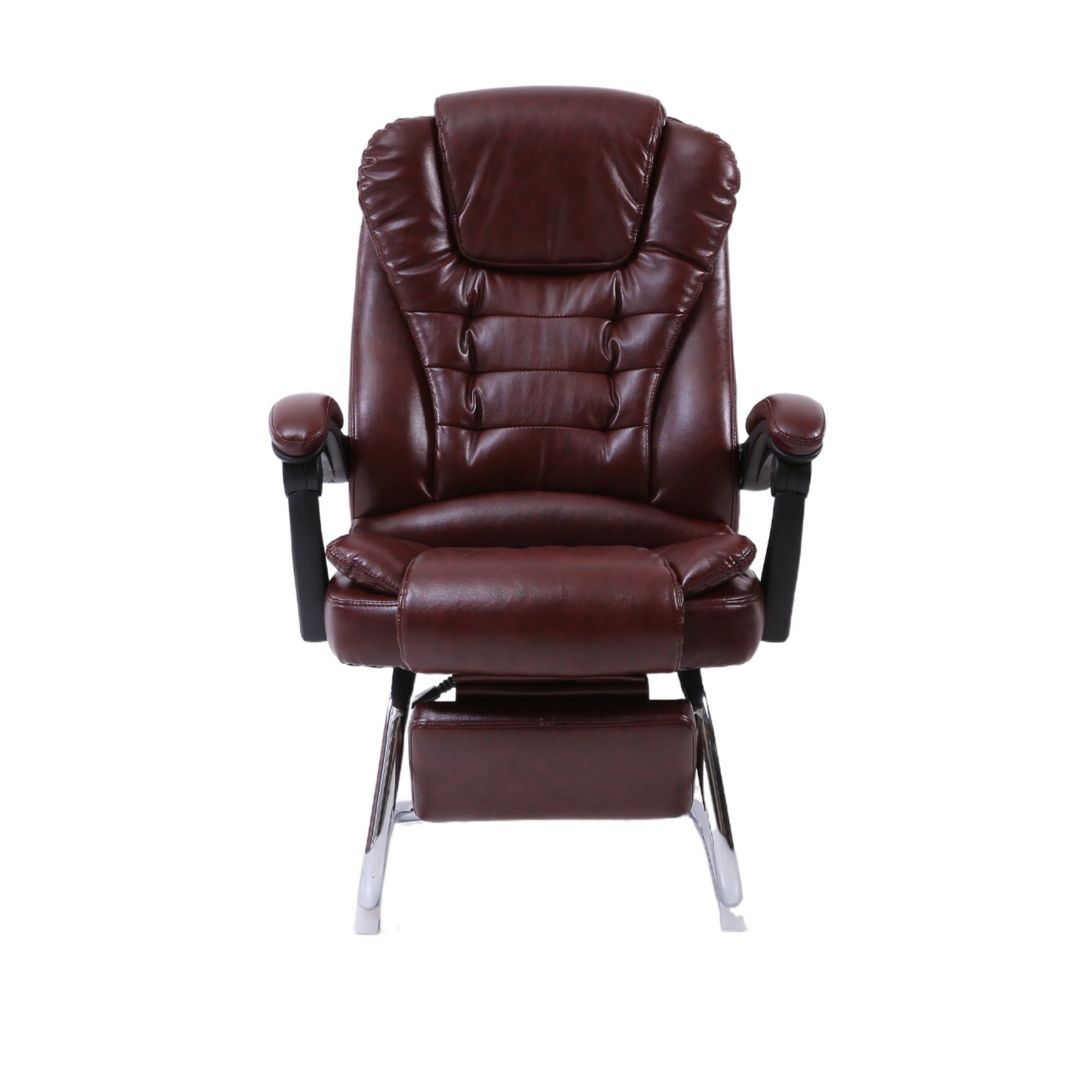 Johoofurniture Reclining leather chair with Footrest Guest Version Q026