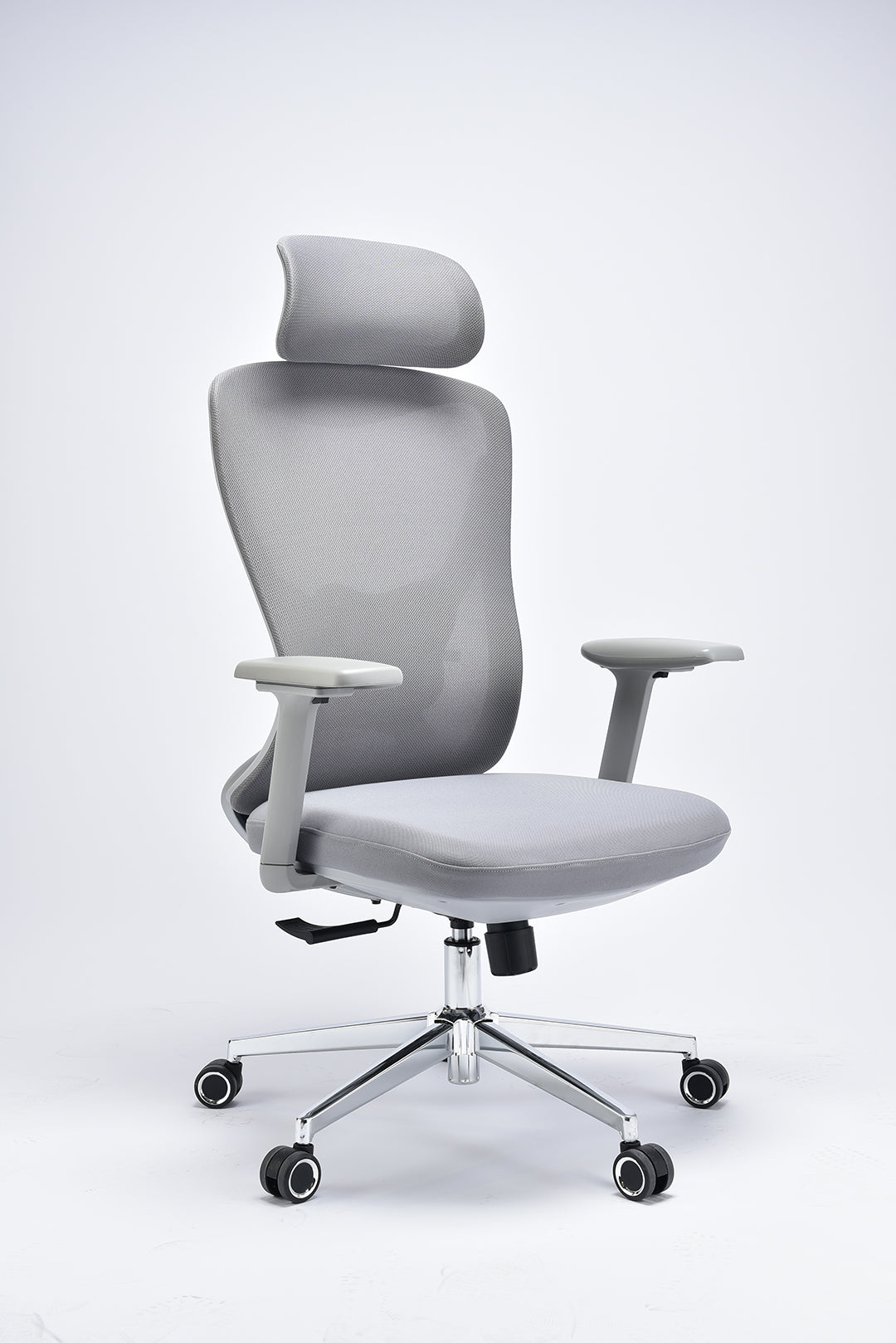 JOHOOFURNITURE Chaise ergonomique avec soutien lombaire en mousse moulée à hauteur réglable N836