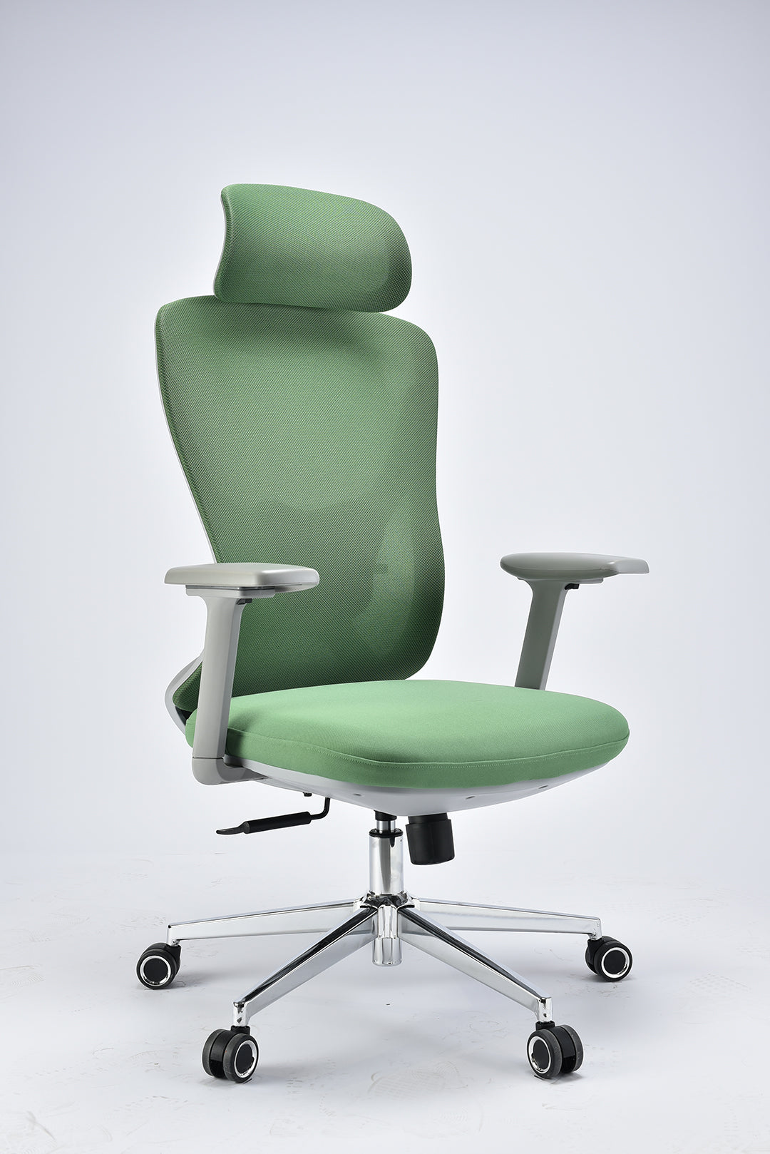 JOHOOFURNITURE Chaise ergonomique avec soutien lombaire en mousse moulée à hauteur réglable N836