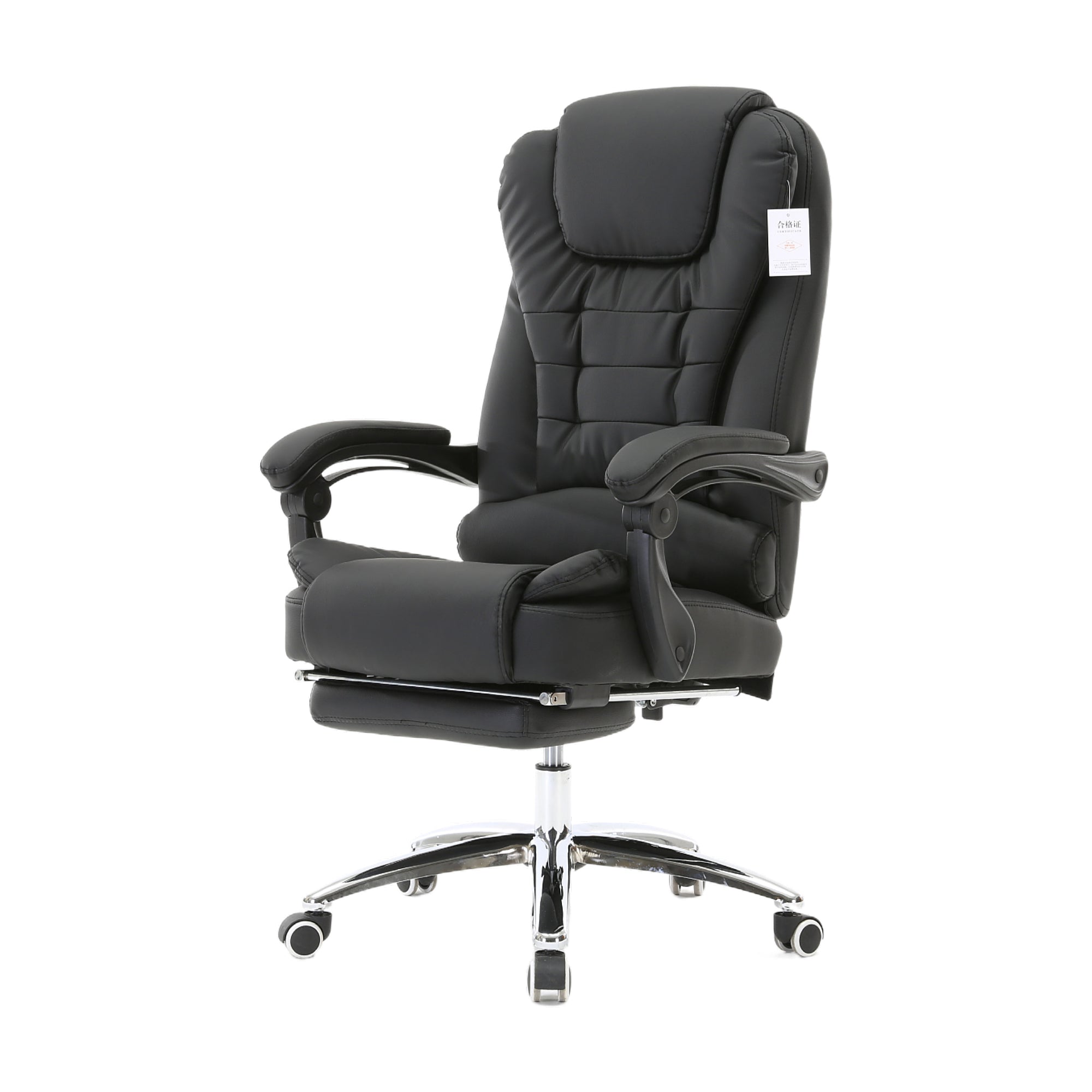 Johoofurniture Reclining leather chair with Footrest Q026