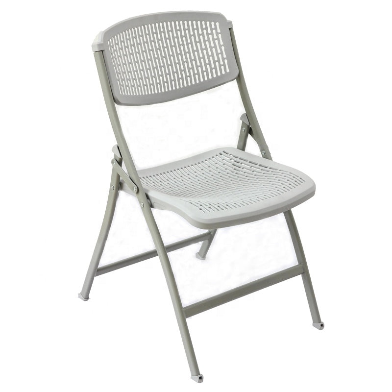Openwork Back and Seat Cushion Folding Chairs Big Size Chair #9020