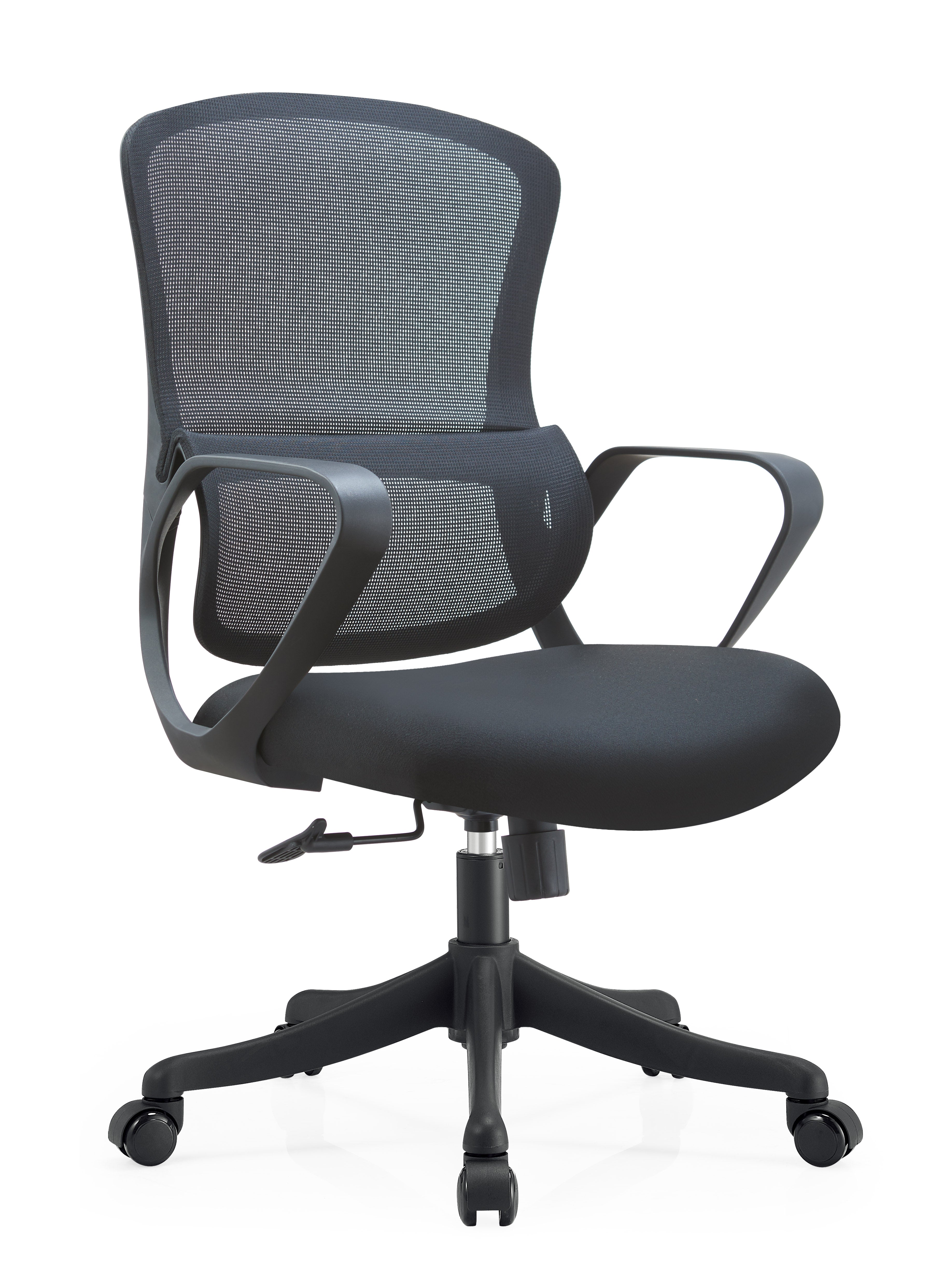 JOHOOFURNITURE Cost-effective Staff Mesh Chair Foam Seat with Soft Lumbar Support YC80