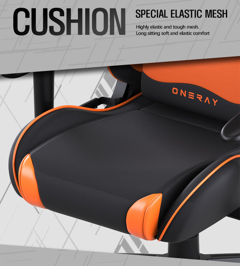JOHOOFURNITURE Gaming Chair D0962 with Big Size Backrest