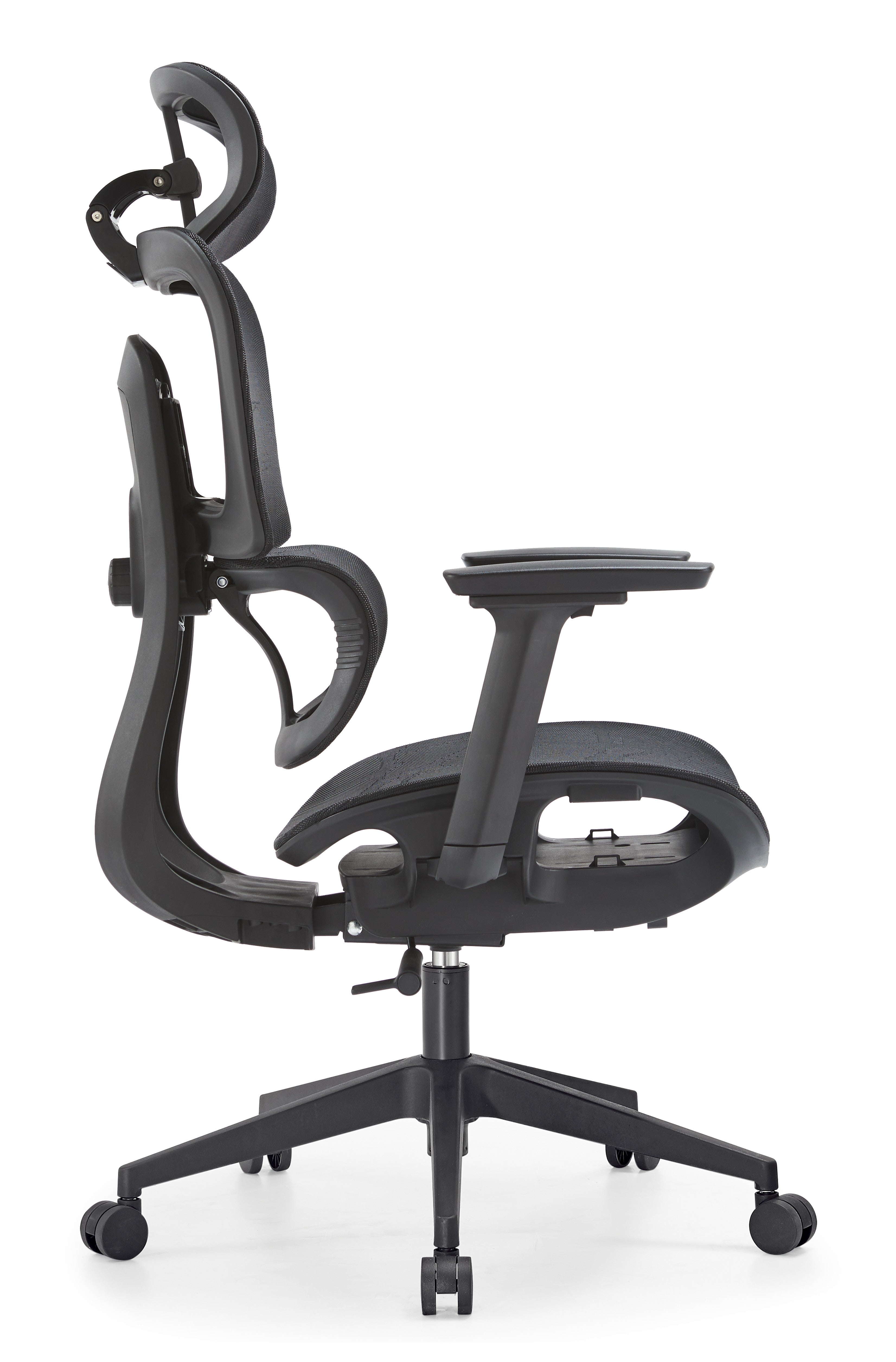 JOHOOFURNITURE Backrest Height Adjustable All Mesh Chair NX166 Footrest Optional