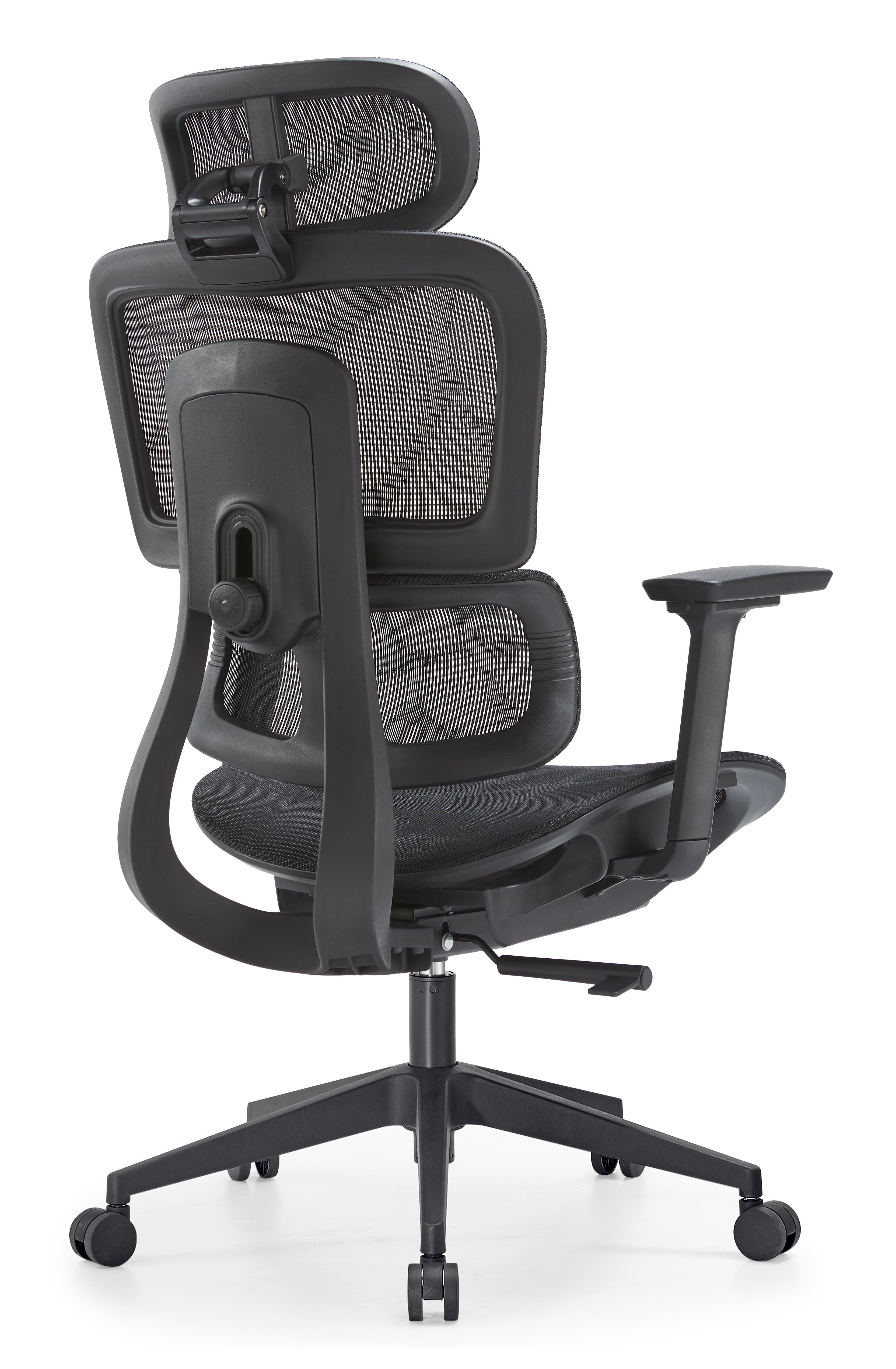 JOHOOFURNITURE Backrest Height Adjustable All Mesh Chair NX166 Footrest Optional