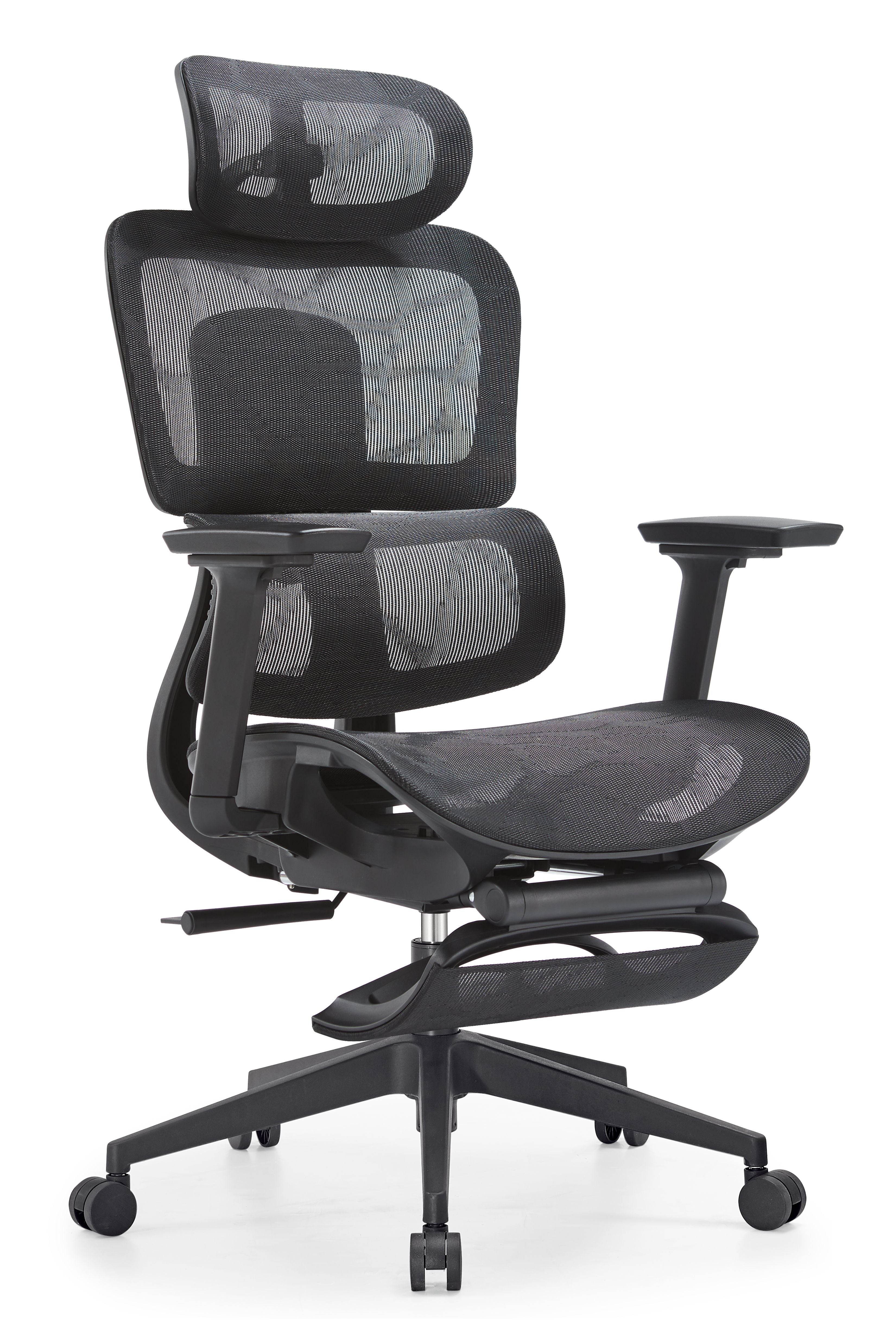 JOHOOFURNITURE Backrest Height Adjustable All Mesh Chair NX166 Footrest Optional
