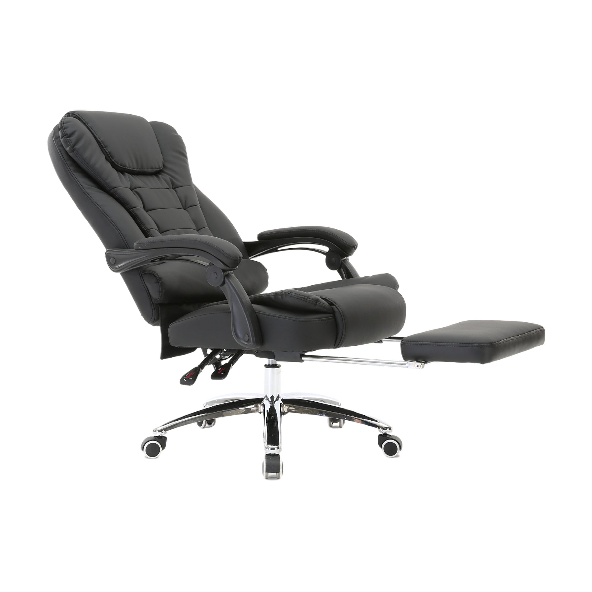 Johoofurniture Reclining leather chair with Footrest Q026