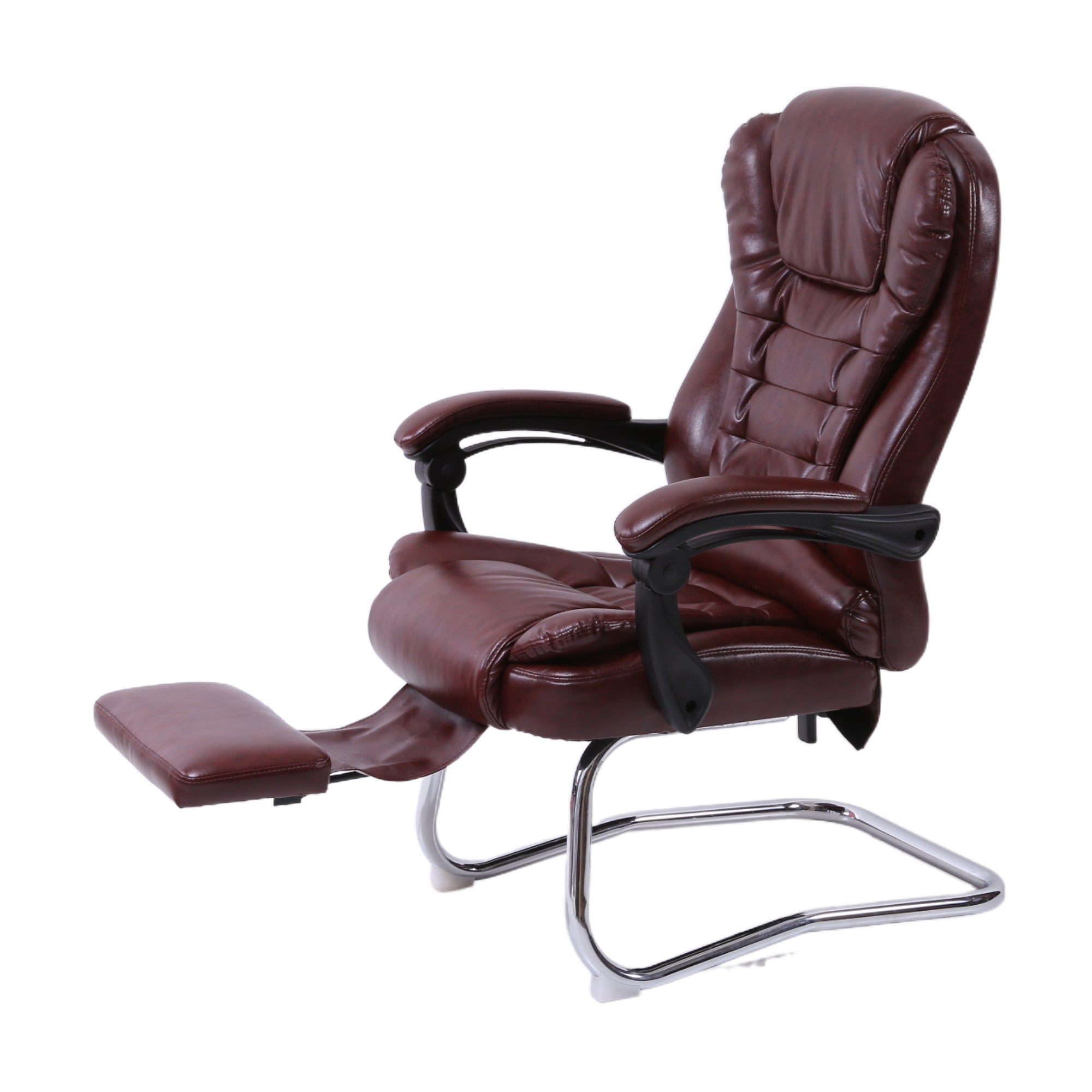 Johoofurniture Reclining leather chair with Footrest Guest Version Q026