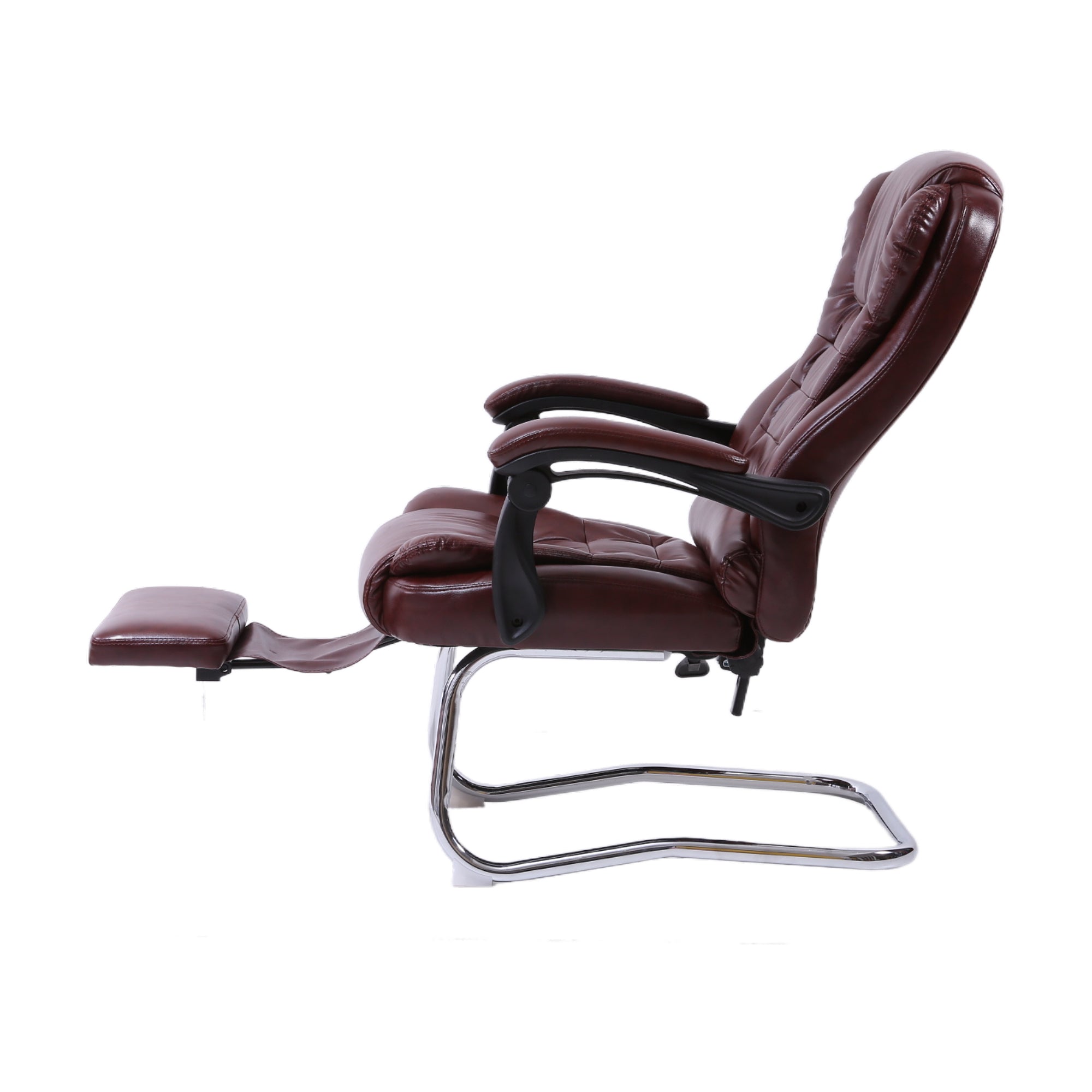 Johoofurniture Reclining leather chair with Footrest Guest Version Q026