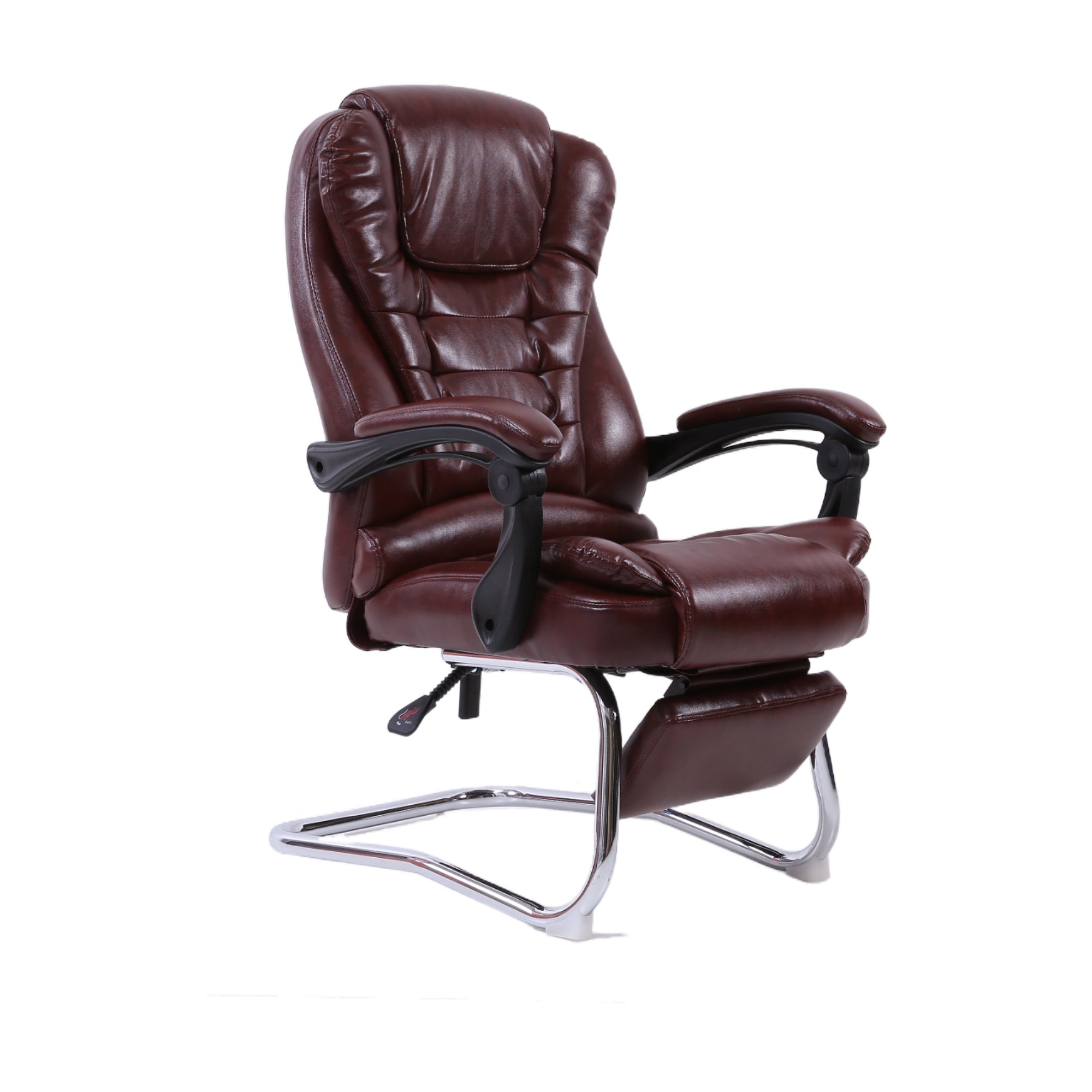 Johoofurniture Reclining leather chair with Footrest Guest Version Q026