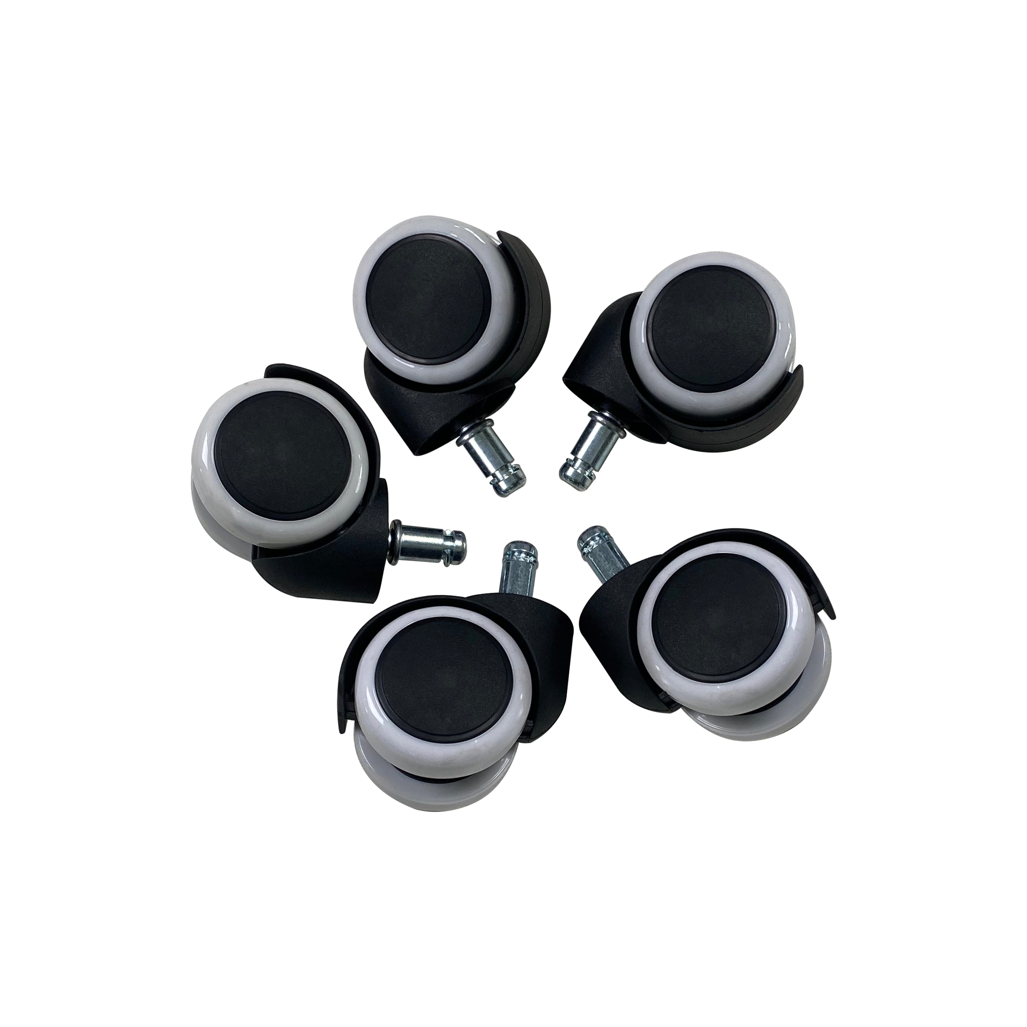 Chair Accessories Parts Castor PU PVC Silent Chair Wheels