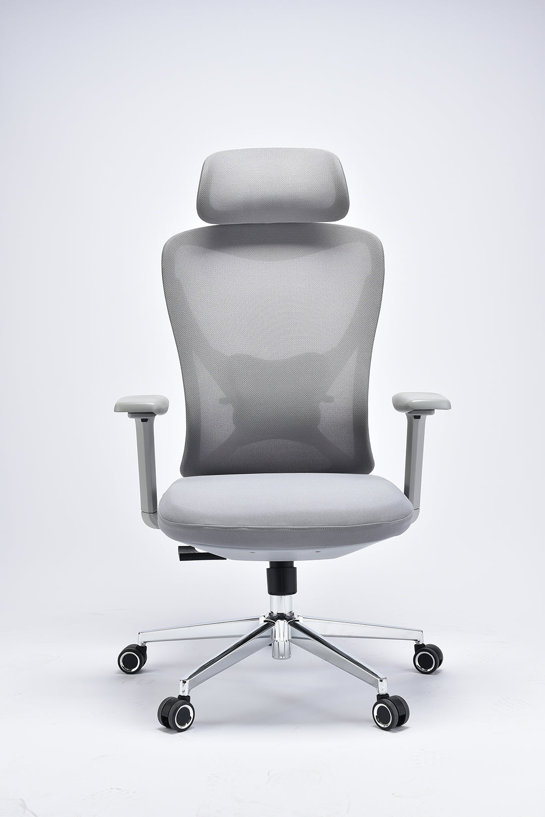 JOHOOFURNITURE Chaise ergonomique avec soutien lombaire en mousse moulée à hauteur réglable N836