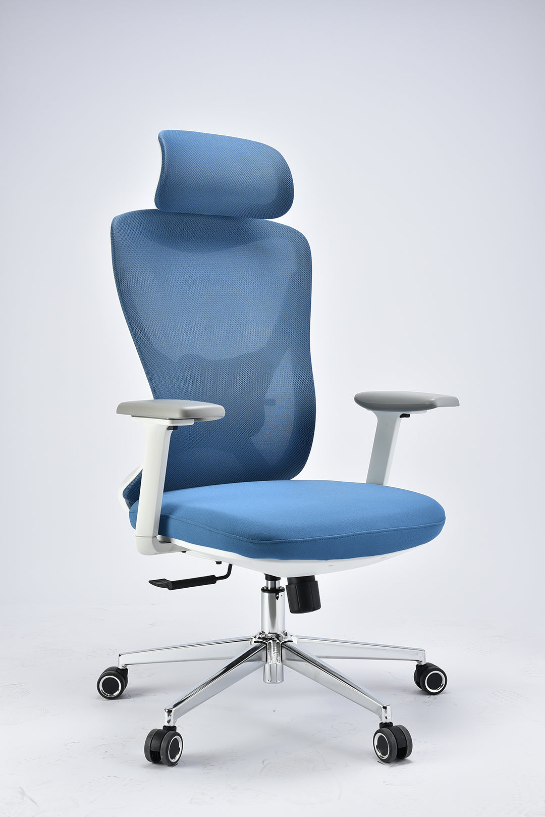JOHOOFURNITURE Chaise ergonomique avec soutien lombaire en mousse moulée à hauteur réglable N836