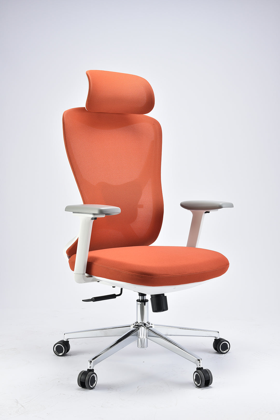 JOHOOFURNITURE Chaise ergonomique avec soutien lombaire en mousse moulée à hauteur réglable N836