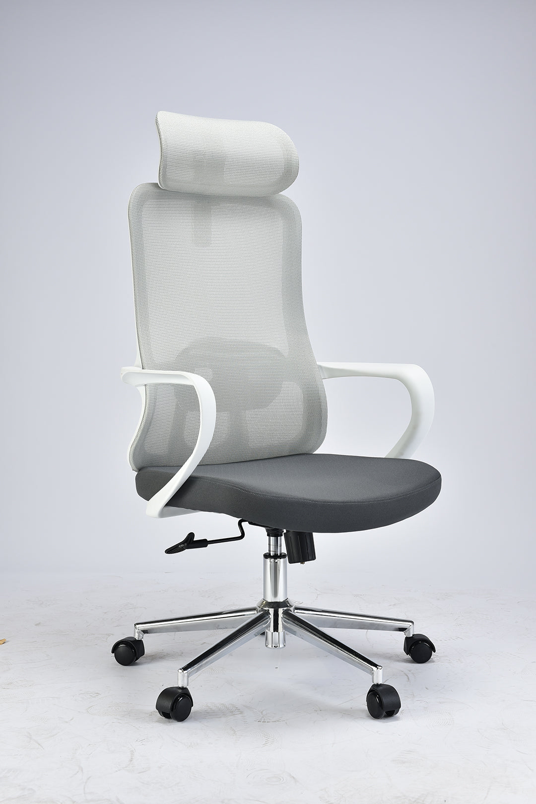 JOHOOFURNITURE Poggiatesta regolabile in 3D plastica grigia N826