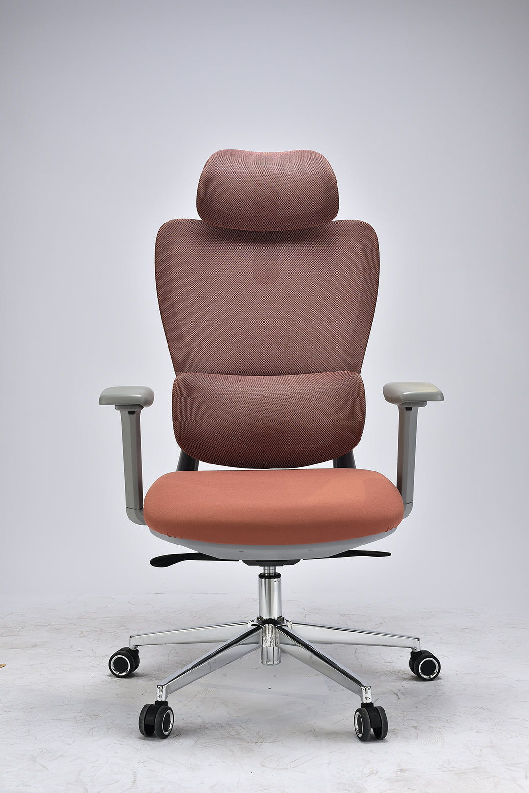 JOHOOFURNITURE Premium-Ergonomiestuhl – Multifunktionales Modell grauer Kunststoff N833
