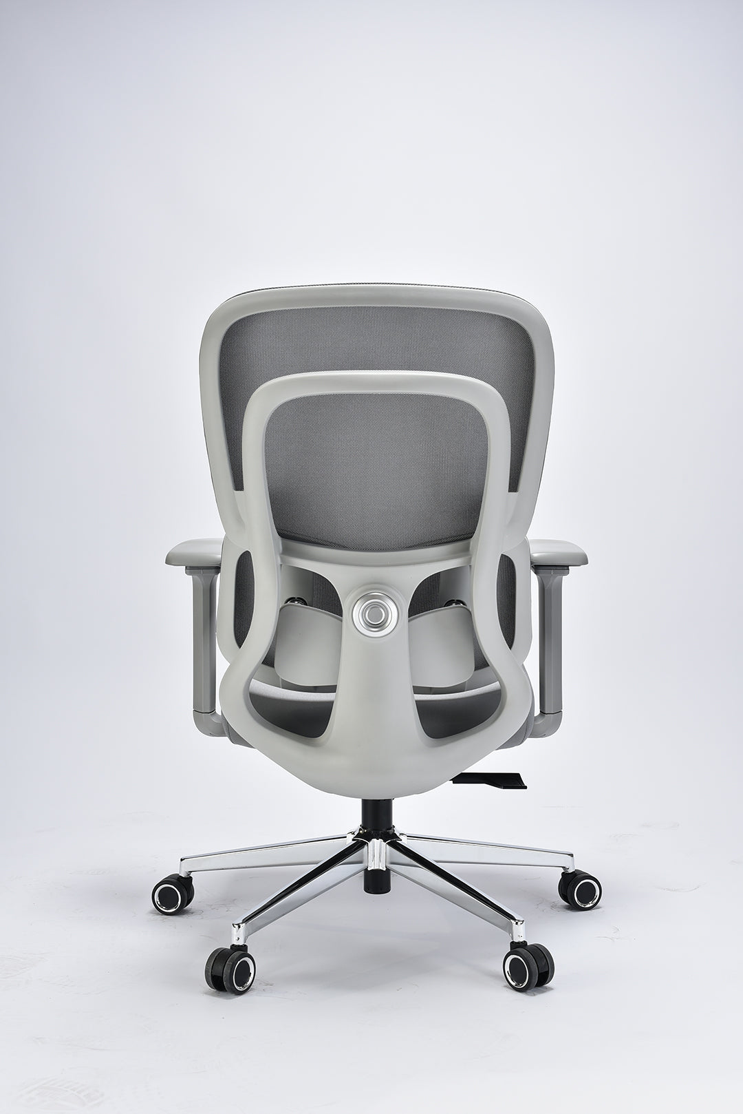 JOHOOFURNITURE Uusimman toimistotuolin kolmivyöhykkeinen lannerangan tuki  N837 Grey