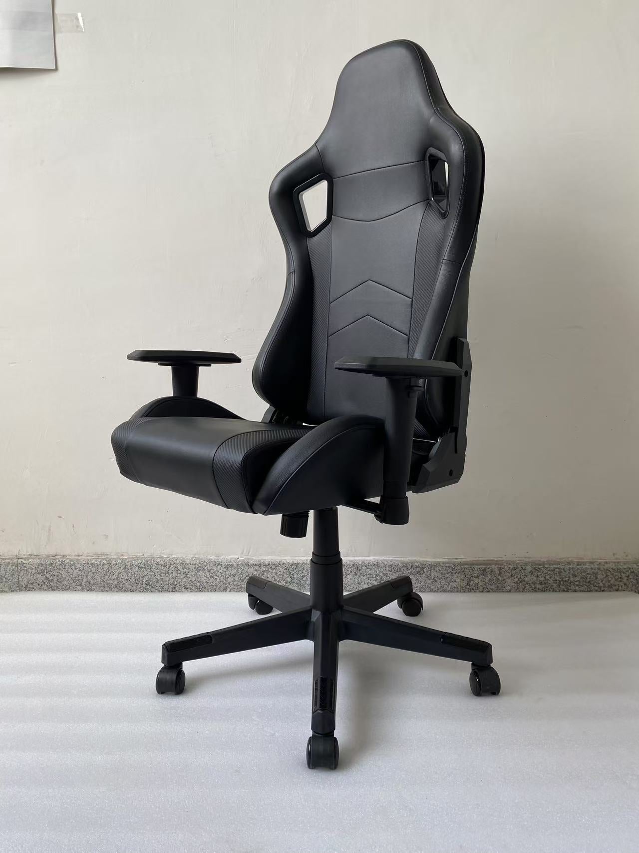 JOHOOFURNITURE Mould Foam Gaming Chair All Black OEM ODM YJ05