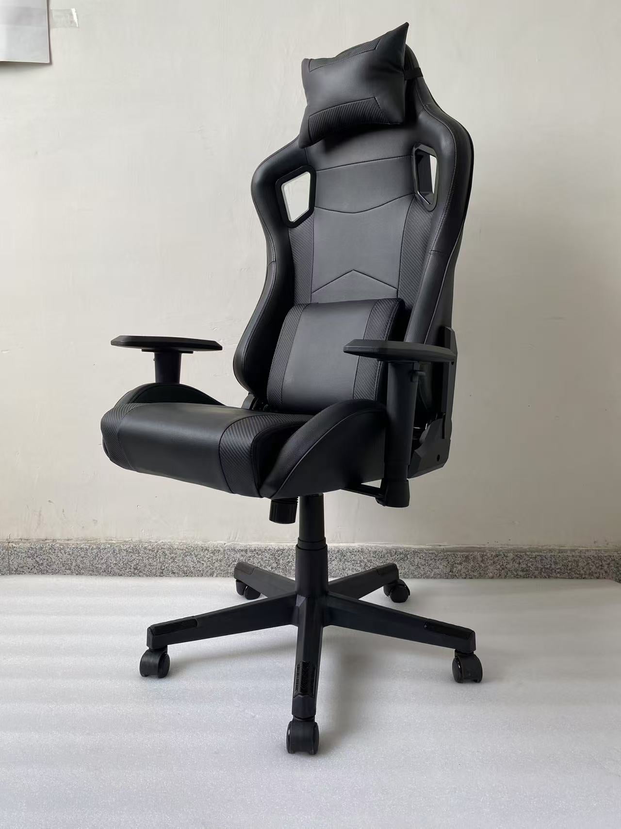 JOHOOFURNITURE Mould Foam Gaming Chair All Black OEM ODM YJ05