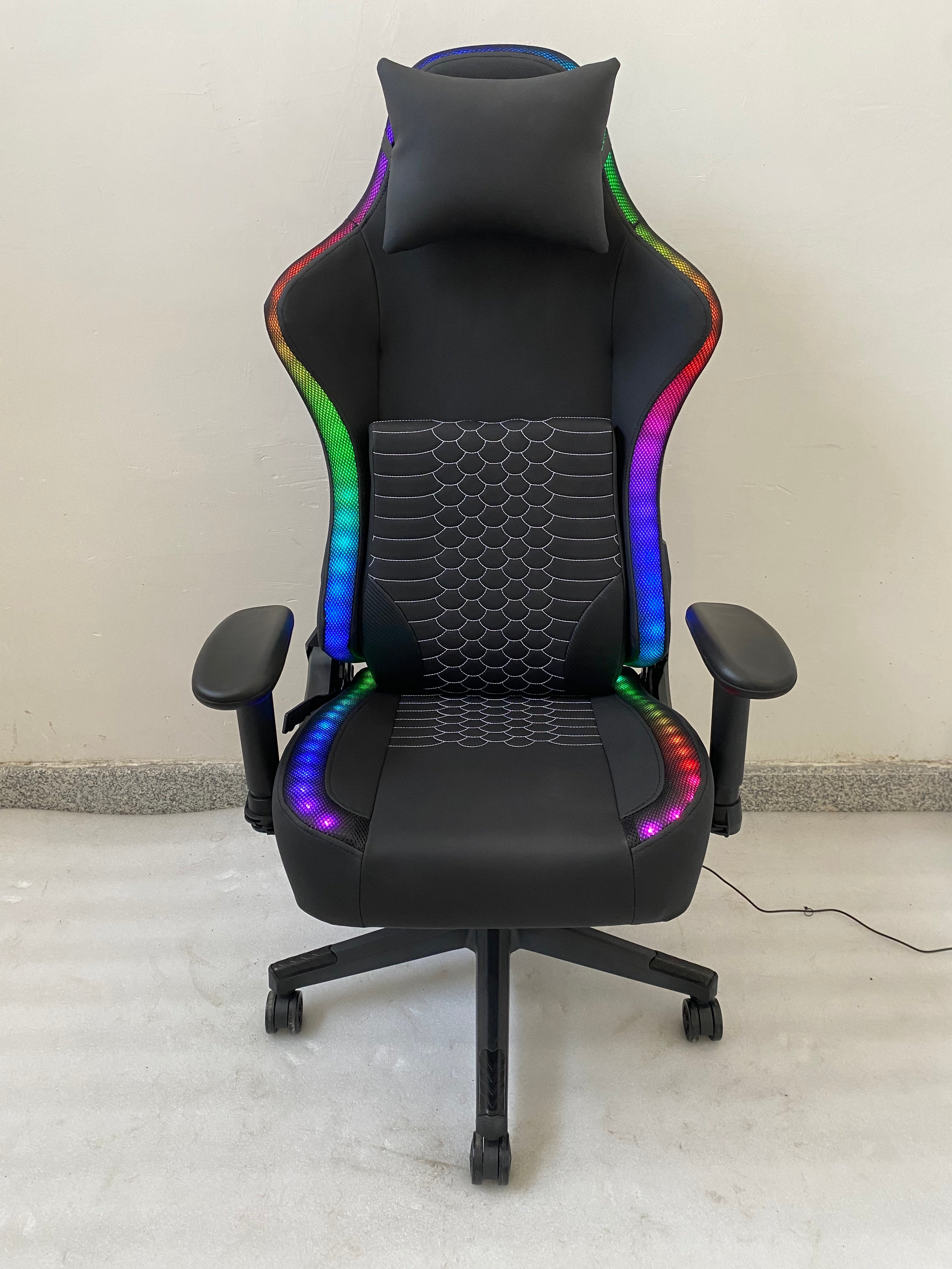 JOHOOFURNITURE RGB Cool and flashy Gaming Chair Essential for Esports Room YJ07