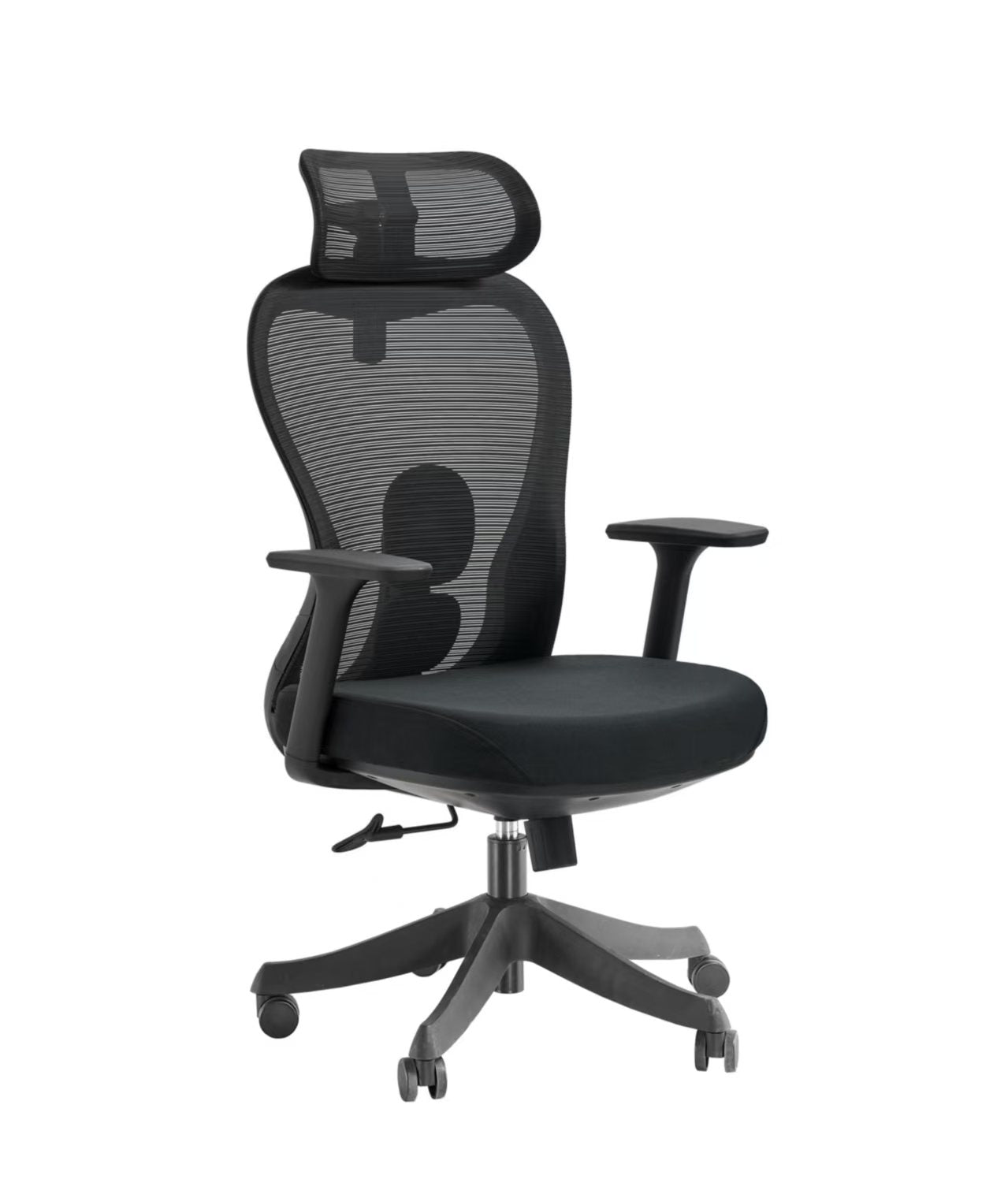 JOHOOFURNITURE 3D headrest and Height Adjustable Lumbar Support N819