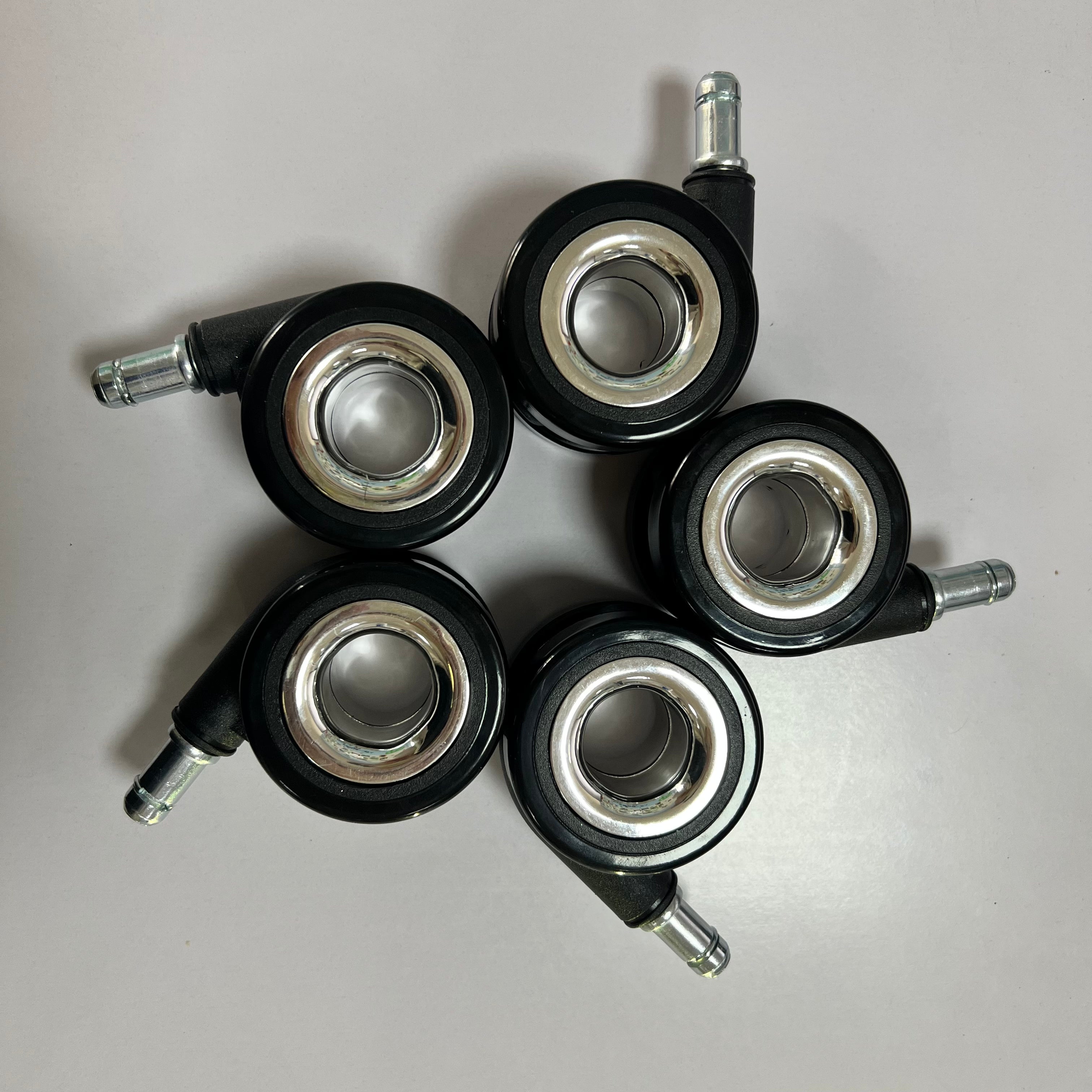Chair Accessories Parts Castor PU PVC Silent Chair Wheels