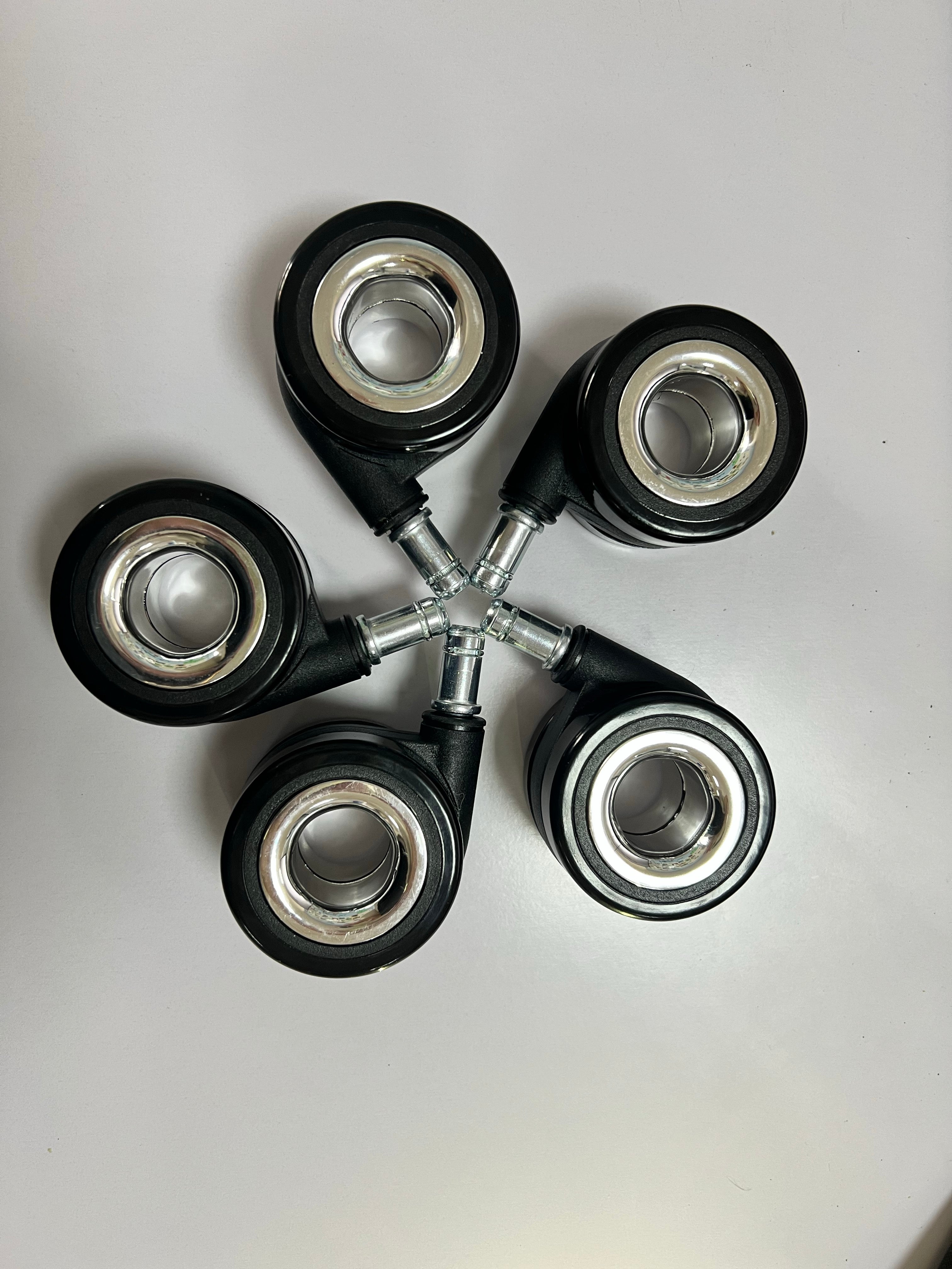 Chair Accessories Parts Castor PU PVC Silent Chair Wheels