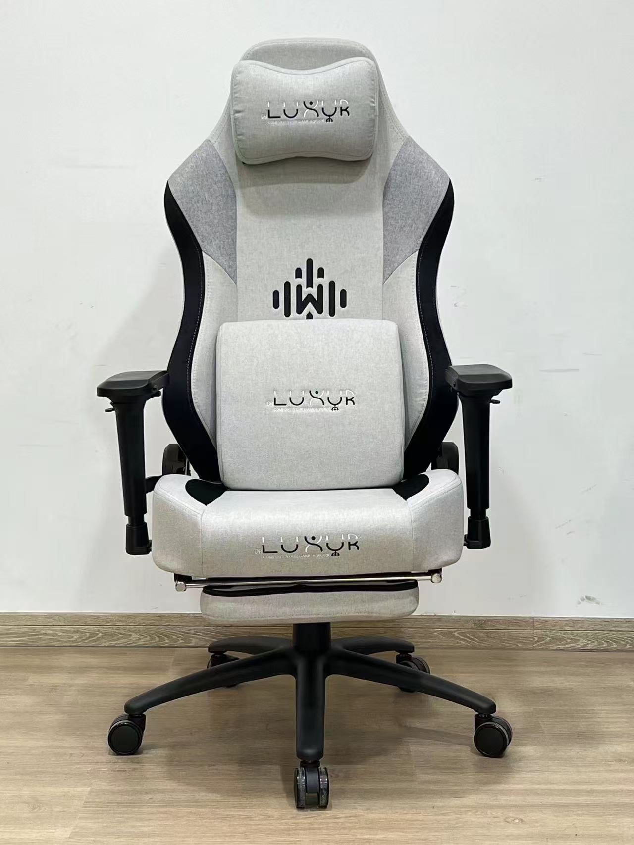 JOHOOFURNITURE  Magnetic Headrest +Magnetic Lumbar Support high End Gaming Chair HA04