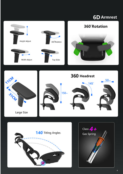 Ergomax Ergonomic Promotion Fast sales Mesh chair BIFMA test RX3