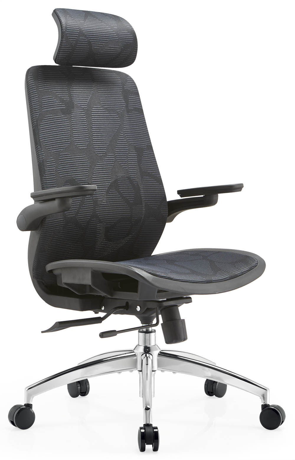 JOHOOFURNITURE Armrest 2D flip-up armrests with PU armrest pads mesh chair A2-H12