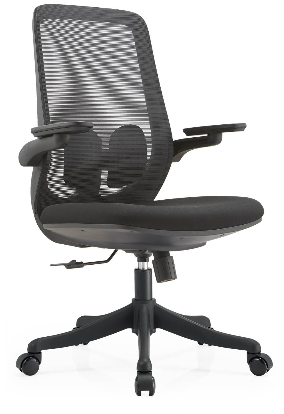 JOHOOFURNITURE Lumbar Support Height Adjusted Mesh Chair Without Headrest B2-M03