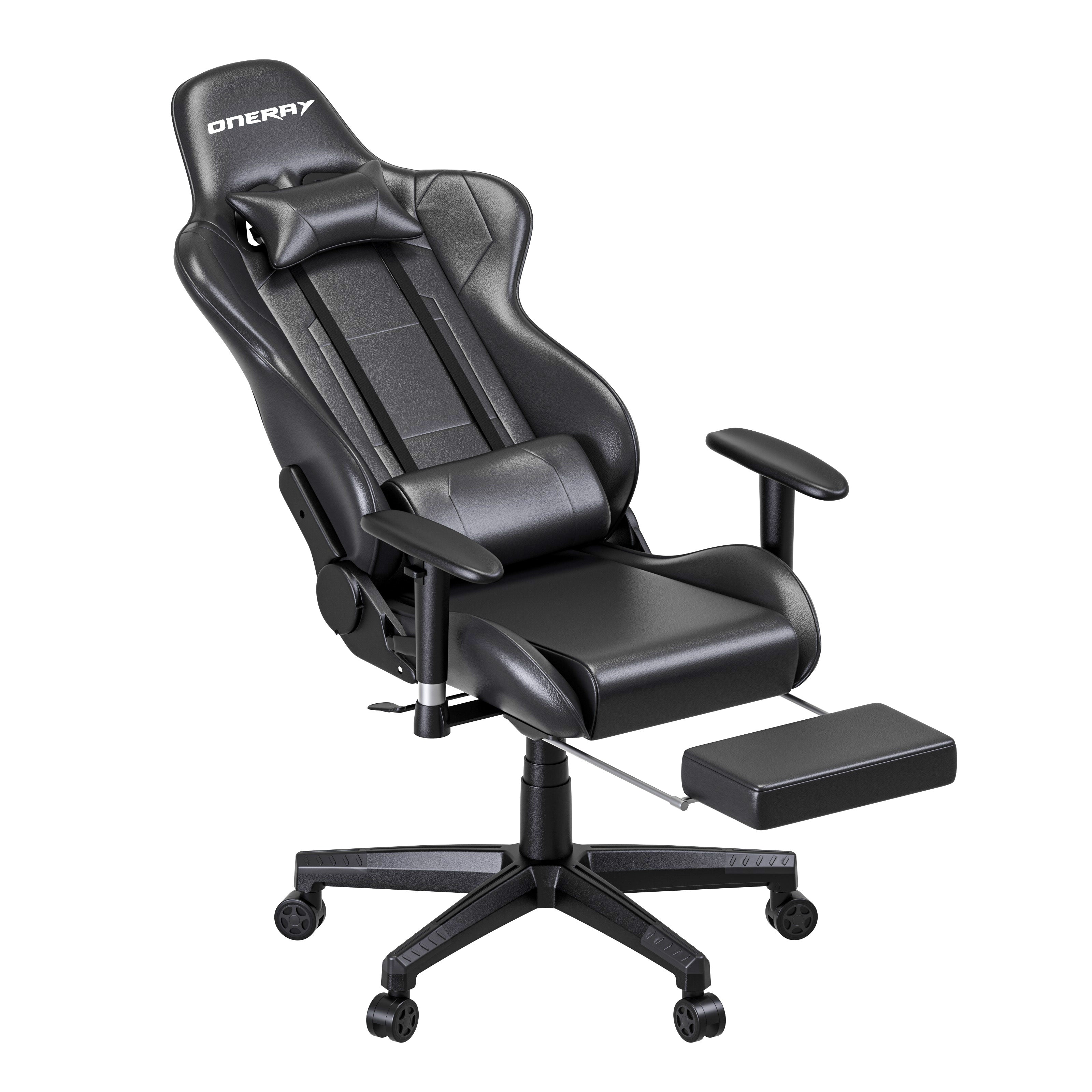 JOHOOFURNITURE Gaming chair model D0921 with footrest