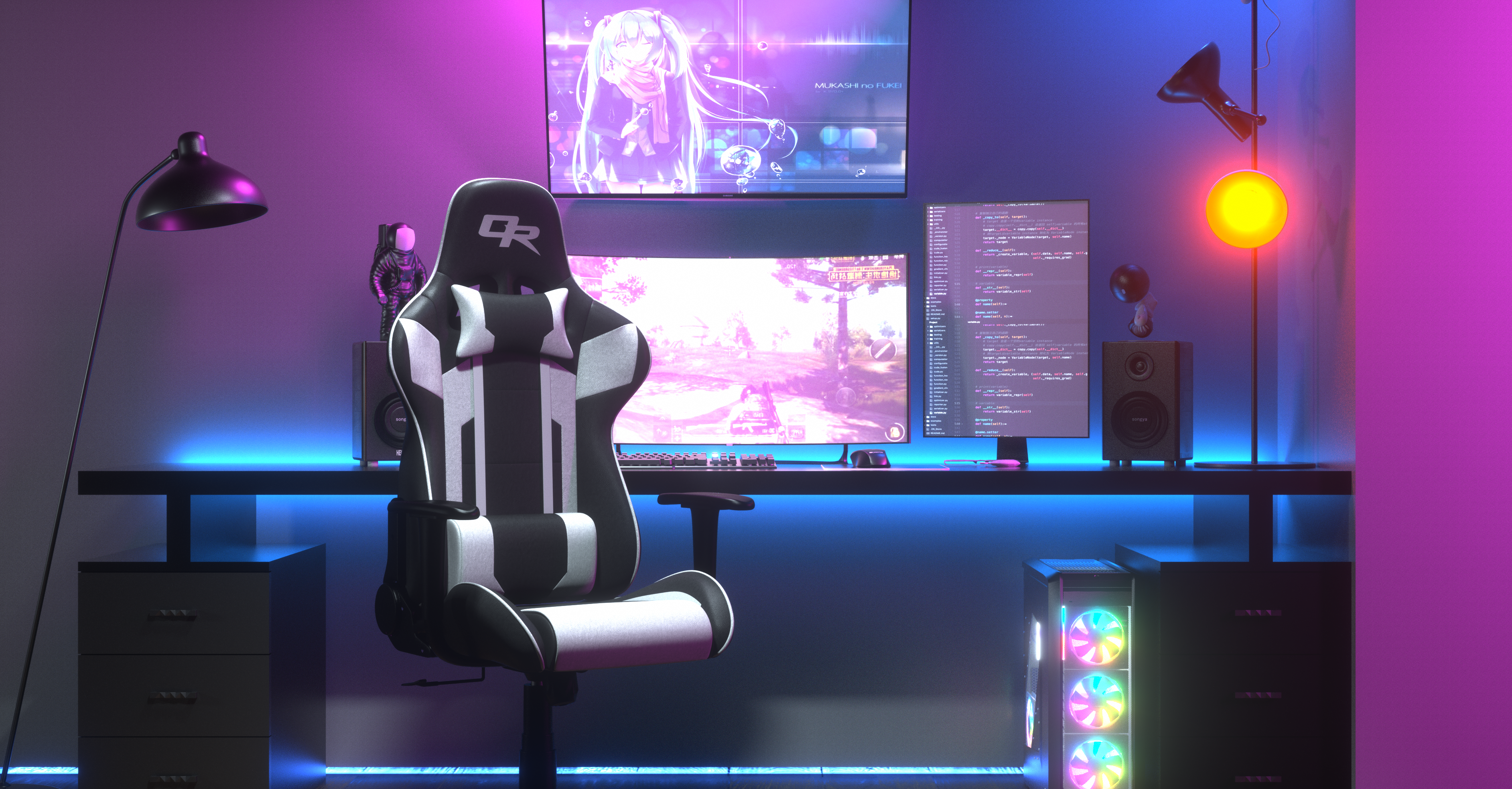 JOHOOFURNITURE Gaming chair model D0921