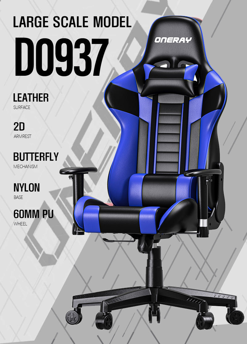 Johoofurniture Hotsell PU Leather Gamer Chair No.D0937