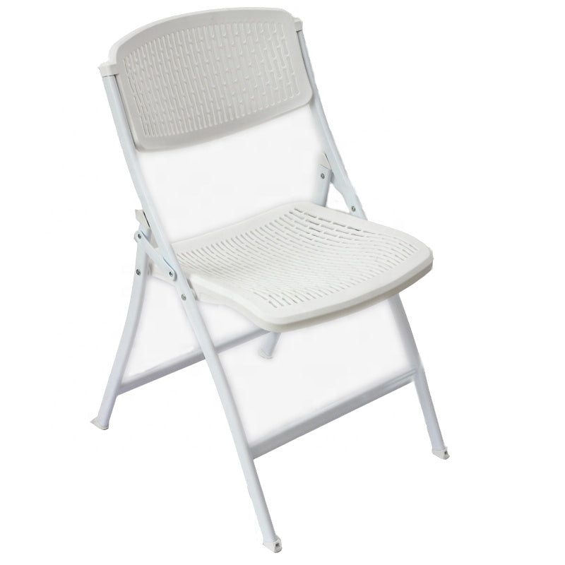 Openwork Back and Seat Cushion Folding Chairs Big Size Chair #9020