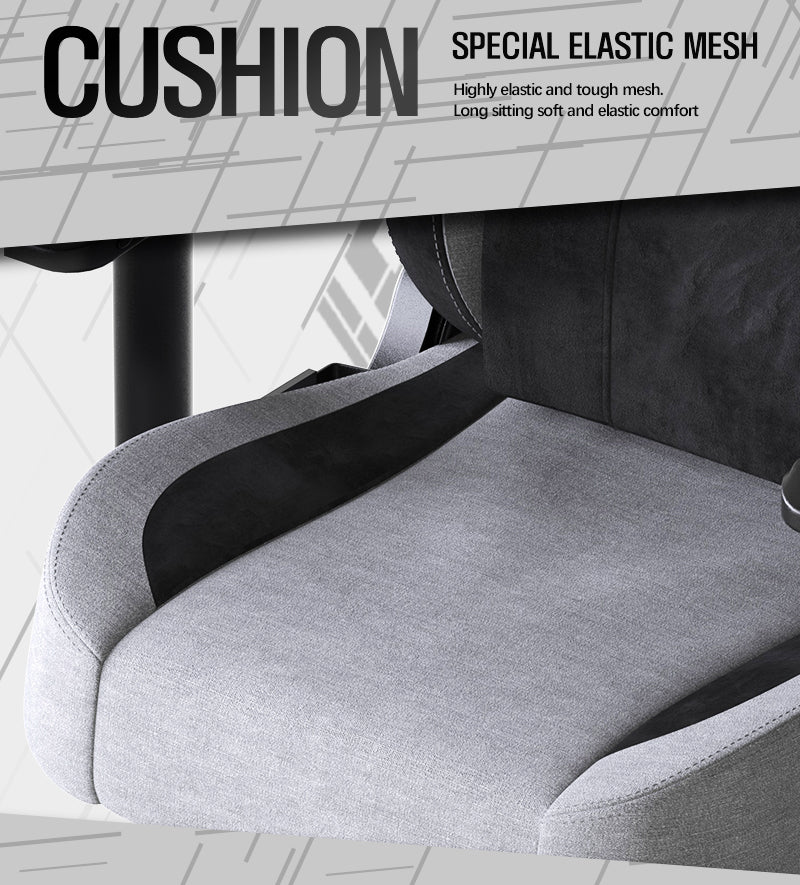 JOHOOFURNITURE Skin-friendly fabric Gaming Chair GTX