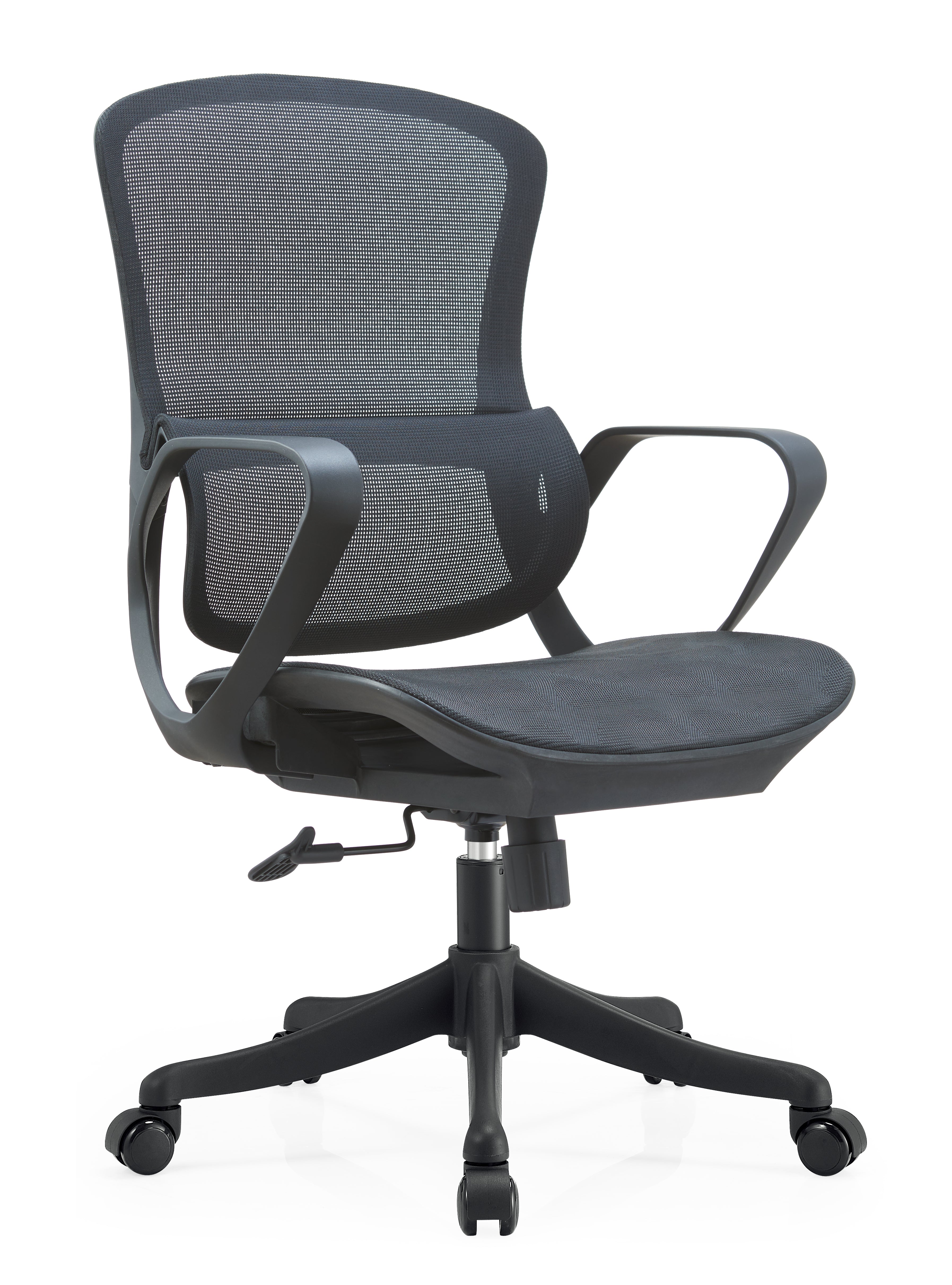 JOHOOFURNITURE Cost-effective Staff Office Chair All Mesh with Soft Lumbar Support YC80