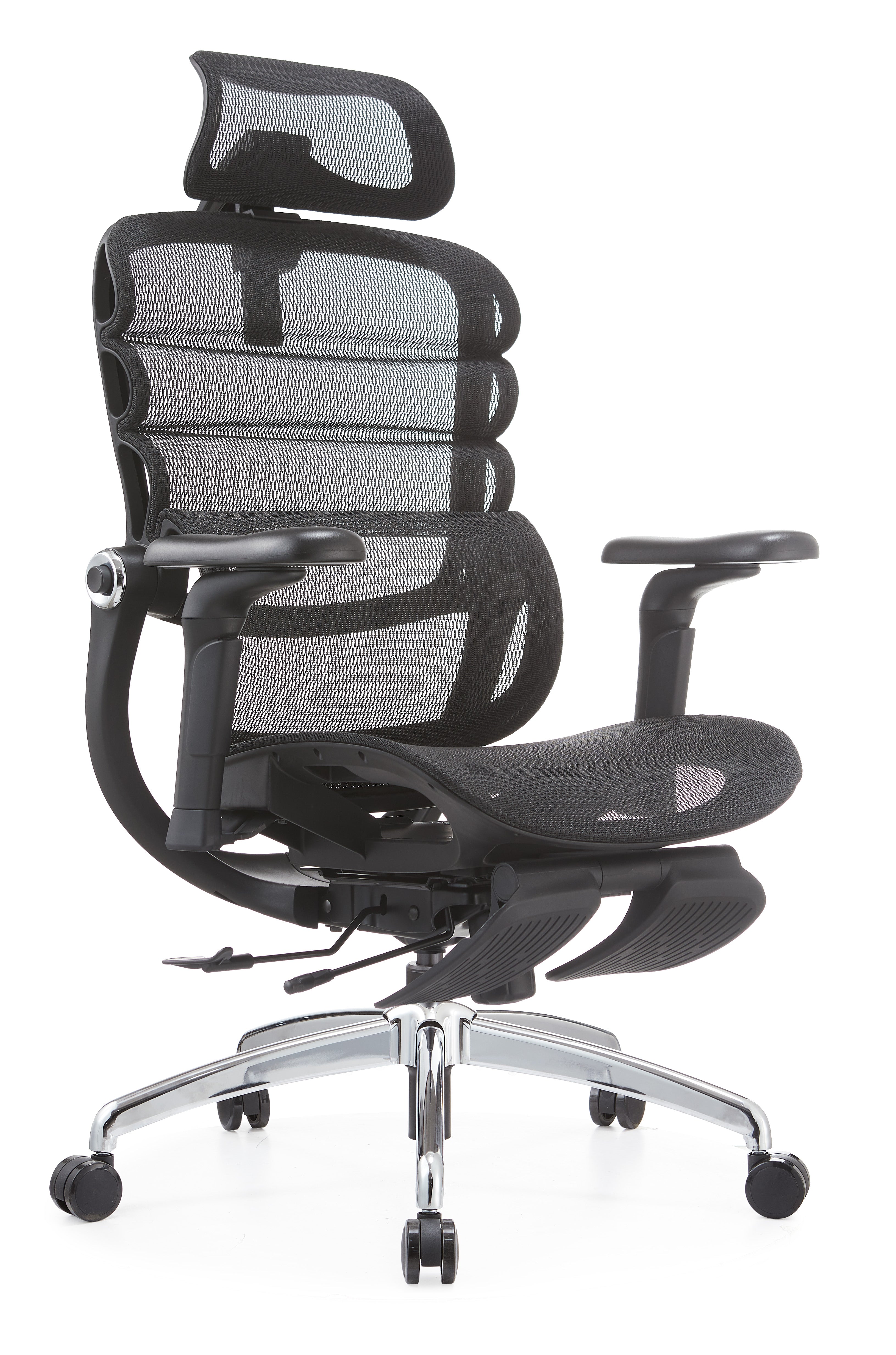 JOHOOFURNITURE 2026 Ergonomic Chair Upgrade Wavy Back 5D Armrest K3F