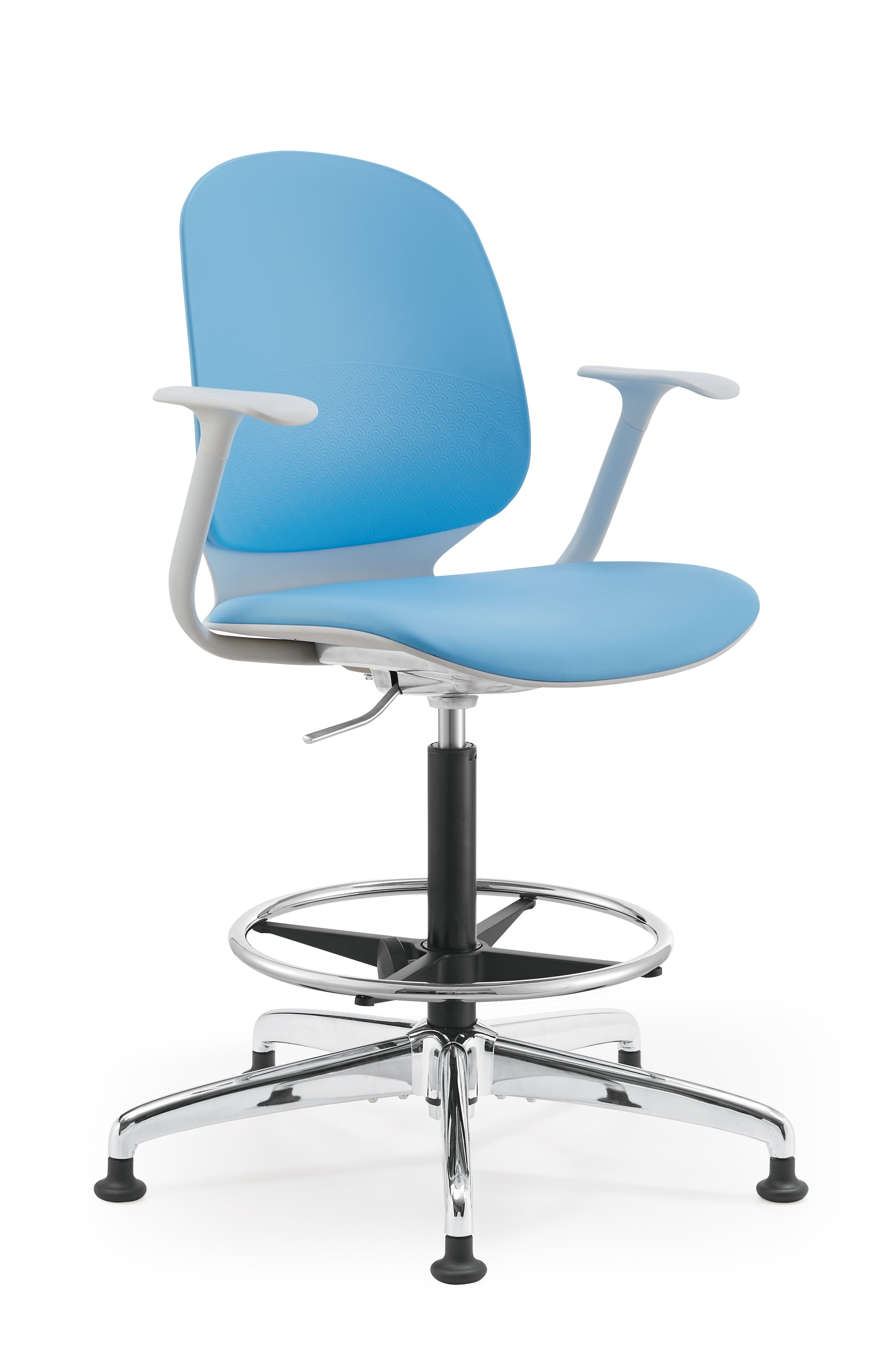 JOHOOFURNITURE PP Structural Backrest BIFMA Test Passed Bar Chair YC597