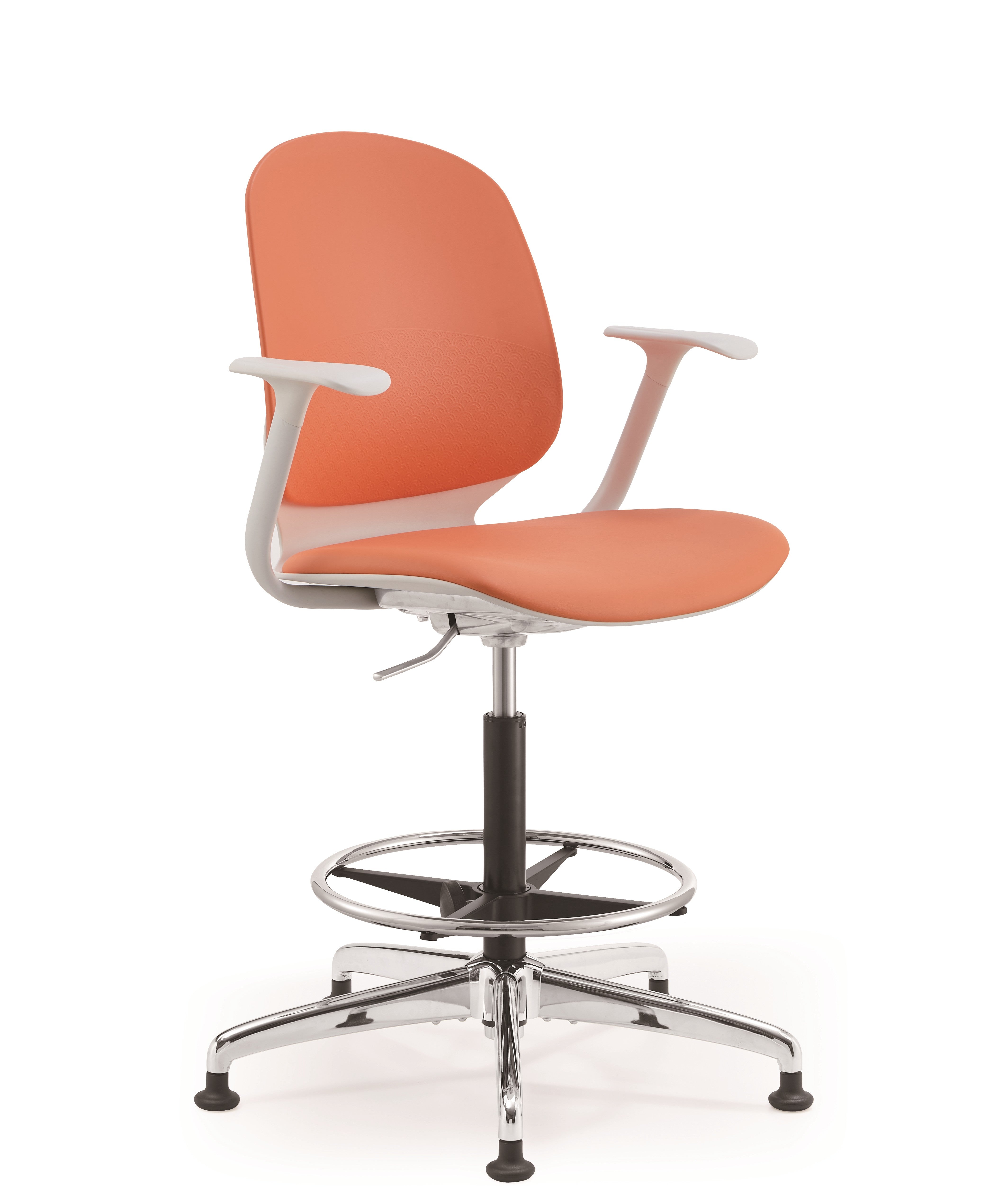 JOHOOFURNITURE PP Structural Backrest BIFMA Test Passed Bar Chair YC597
