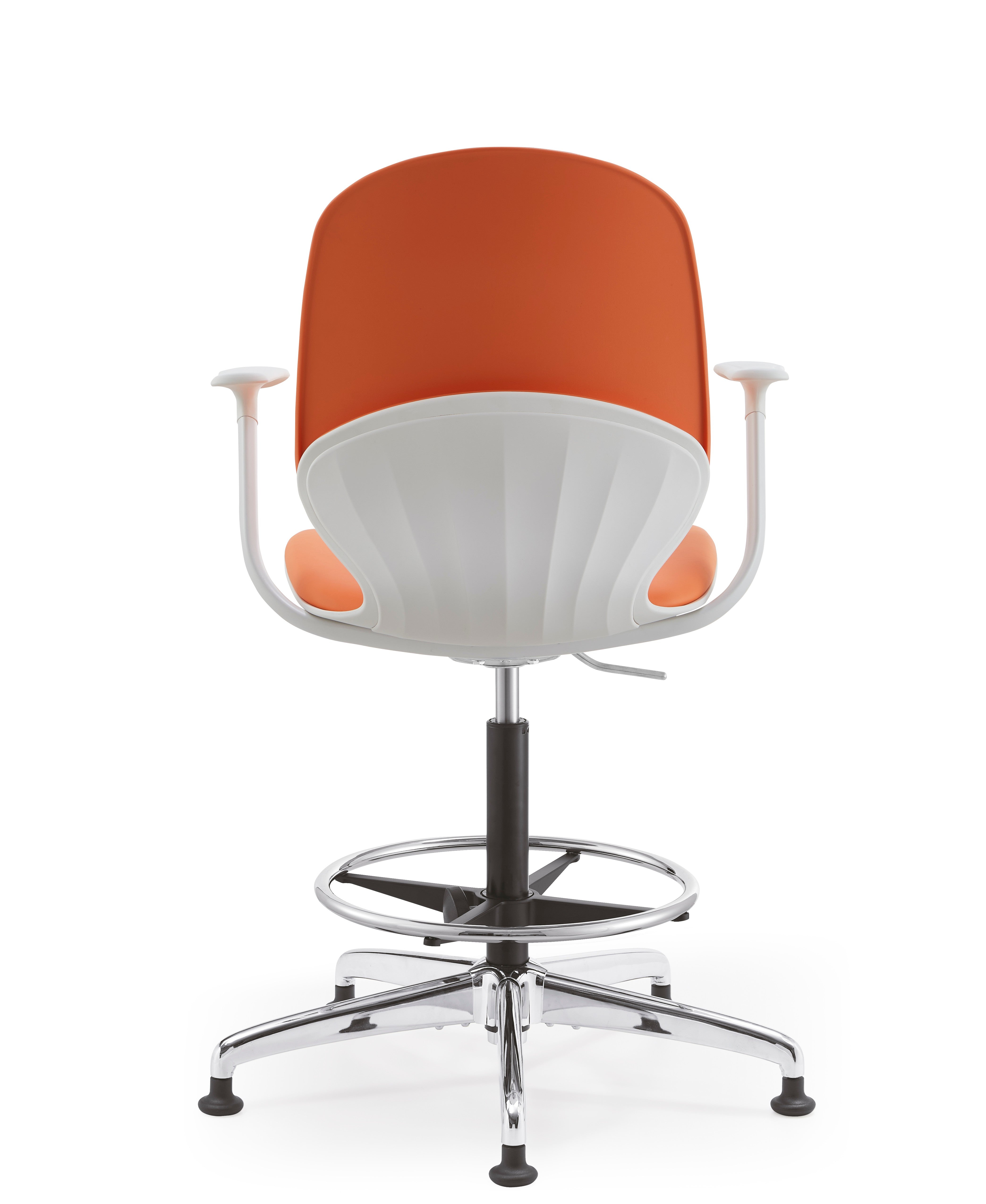 JOHOOFURNITURE PP Structural Backrest BIFMA Test Passed Bar Chair YC597