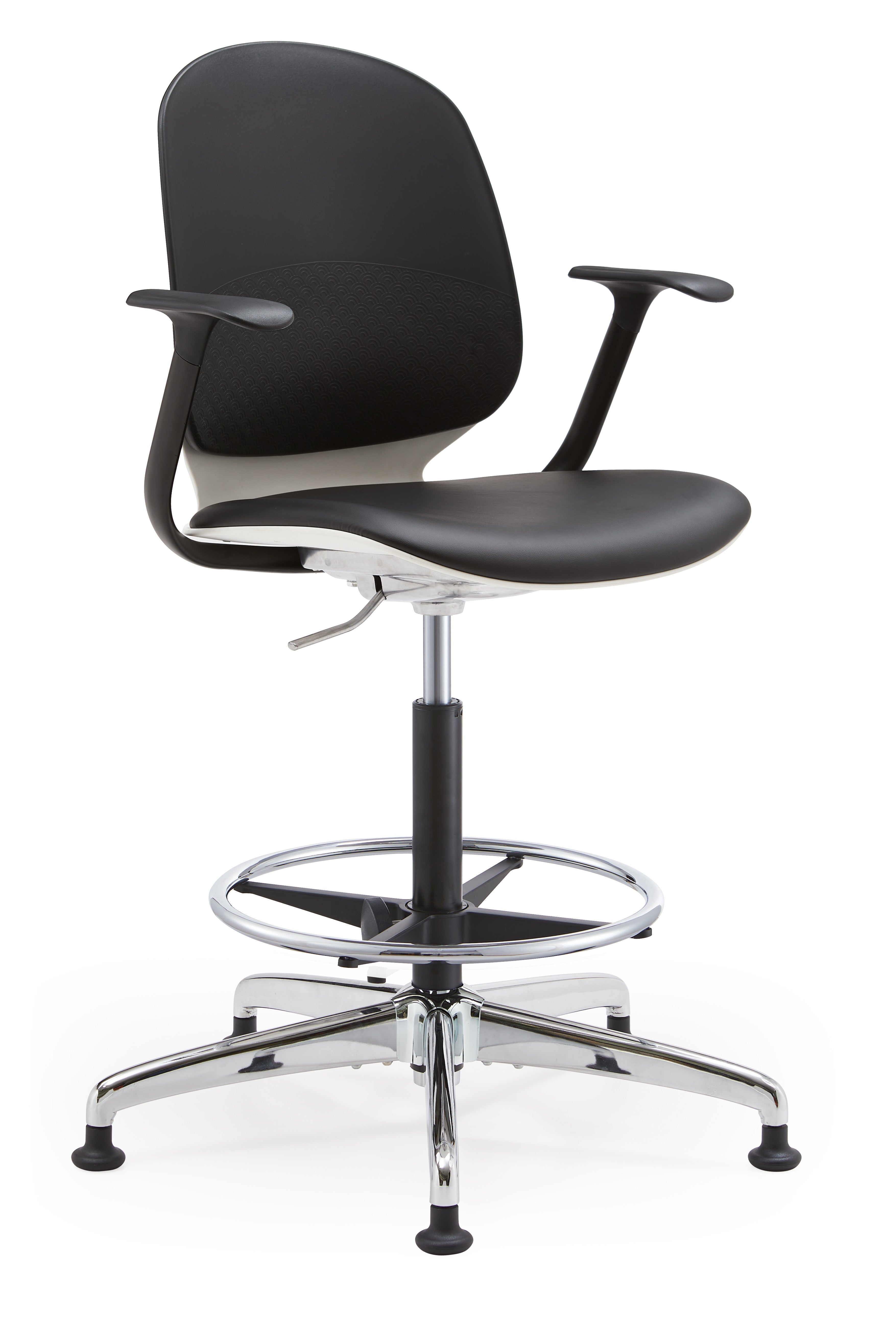 JOHOOFURNITURE PP Structural Backrest BIFMA Test Passed Bar Chair YC597