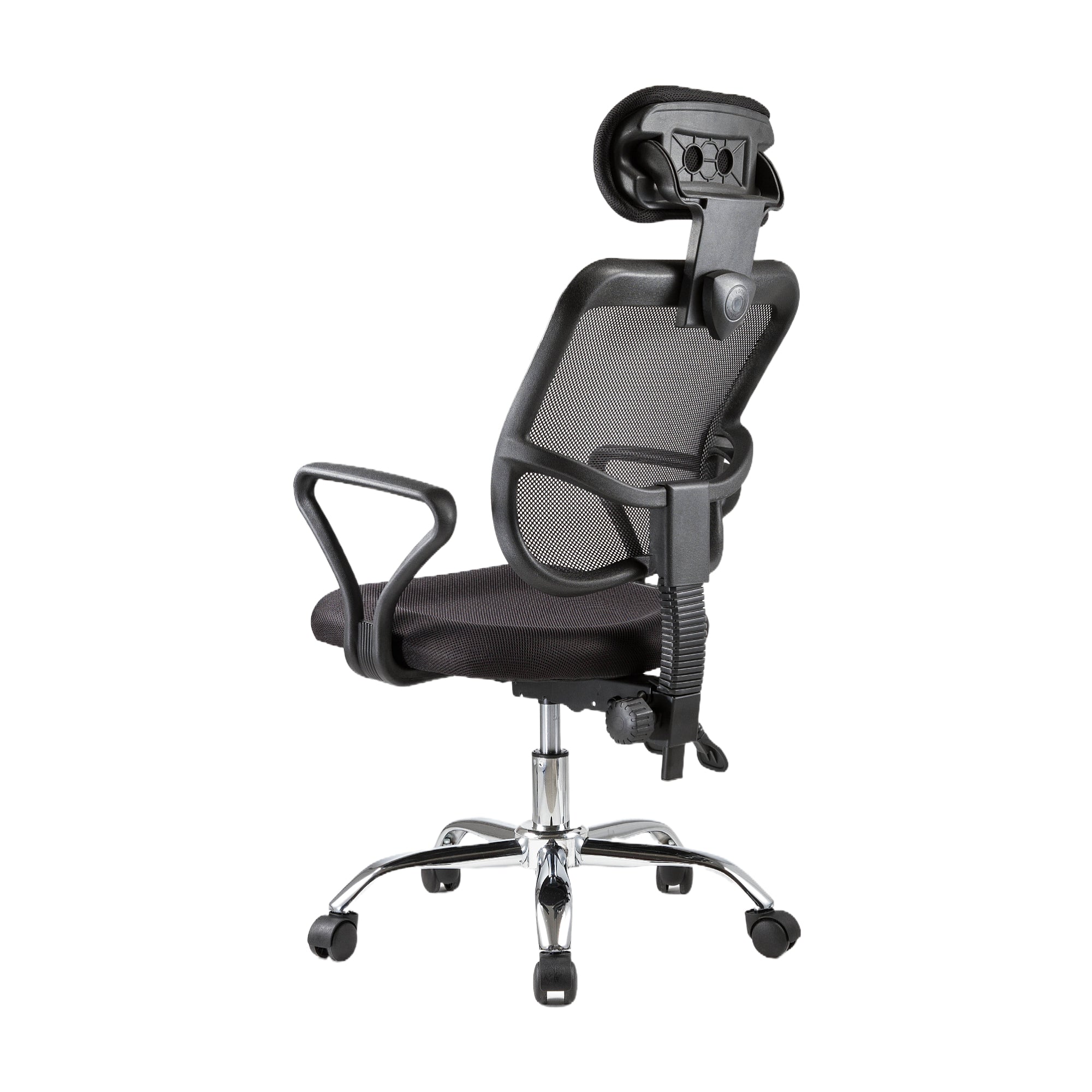 JOHOOFURNITURE Fixed Armrest Office Chair with Headrest J09