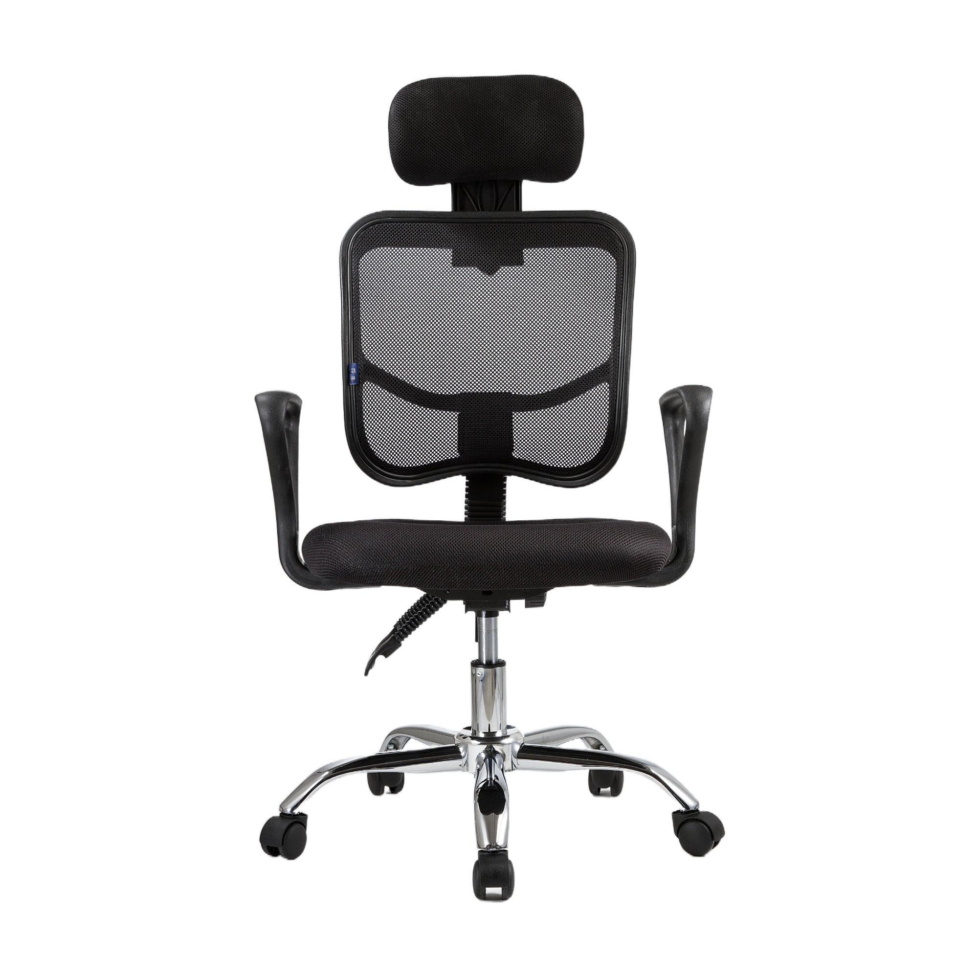 JOHOOFURNITURE Fixed Armrest Office Chair with Headrest J09