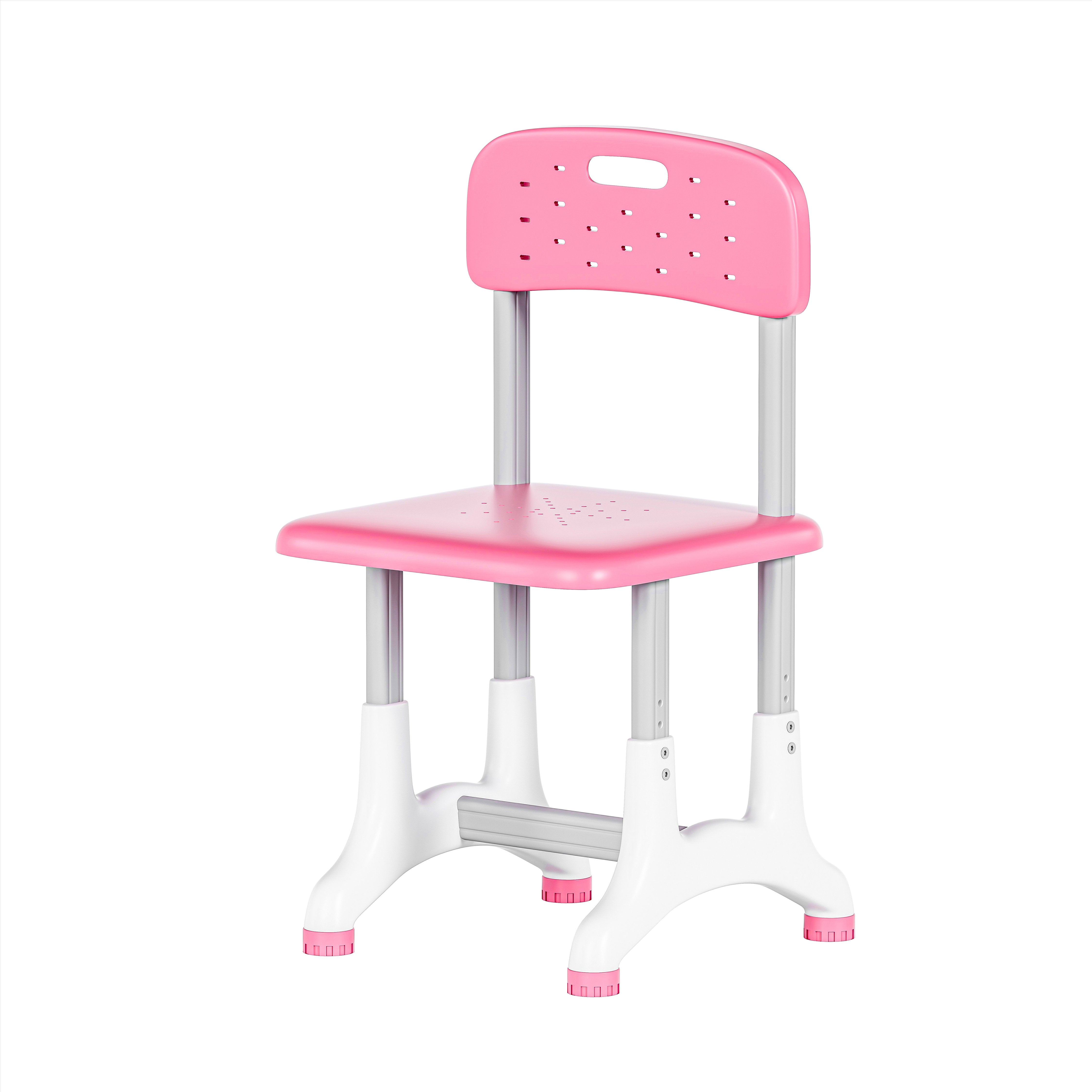 JOHOOFURNITURE Kids Study Table and Chair Simple High Cost-Effectiveness K01 Pink