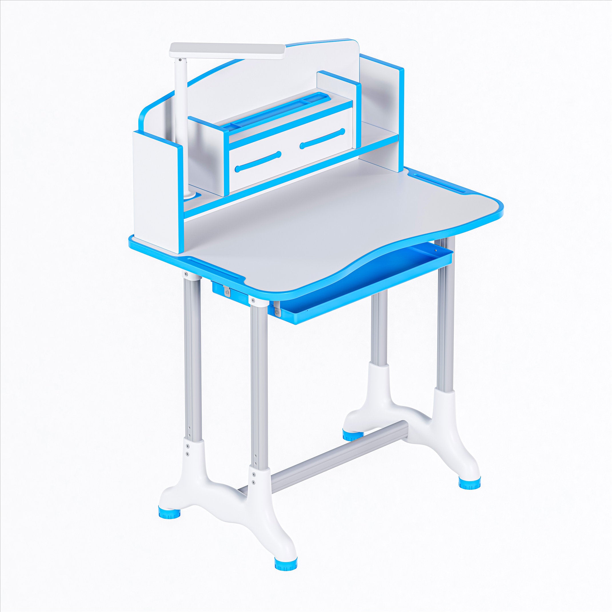 JOHOOFURNITURE Bàn và ghế học tập cho trẻ em Doanh số bán hàng cao nhất K03 Màu xanh