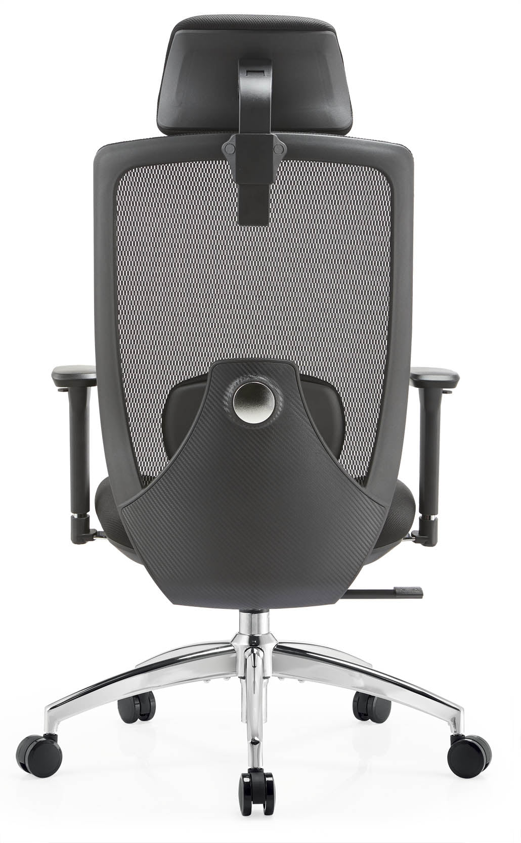 JOHOOFURNITURE Electroplated Removable Base Mesh Chair V6-H04