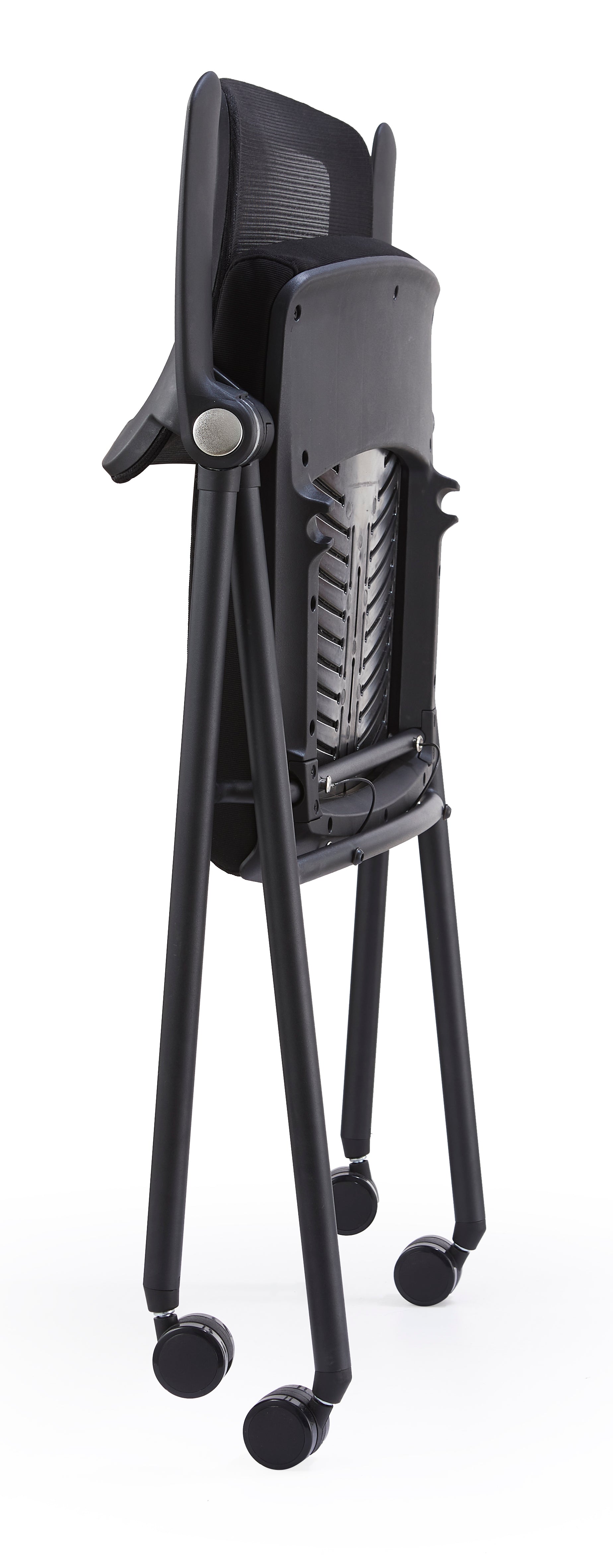 JOHOOFURNITURE Foldable Stackable Horizontal Stacking  Gurest Chair YC71