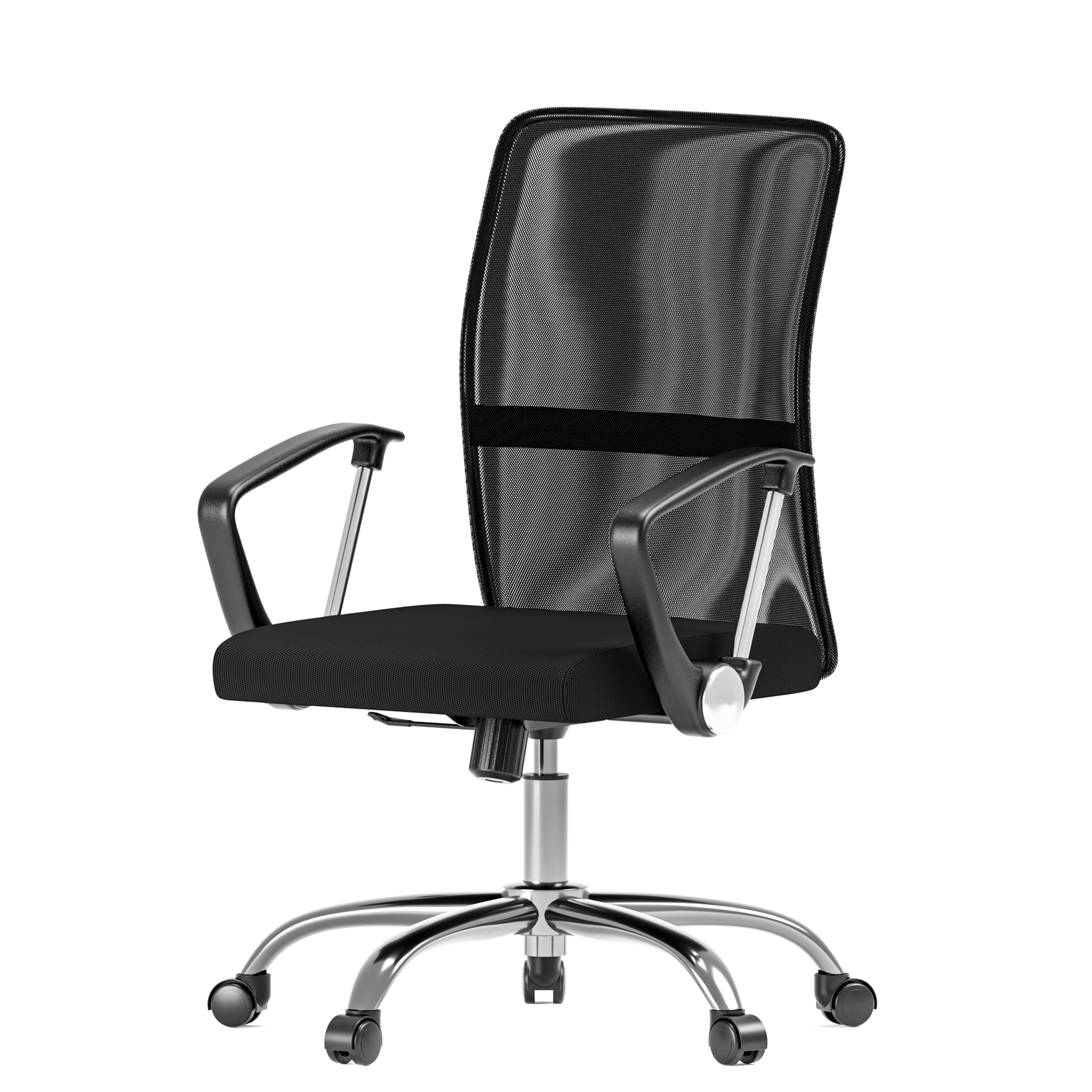 JOHOOFURNITURE Japanese-style Low-back Office Chair X038